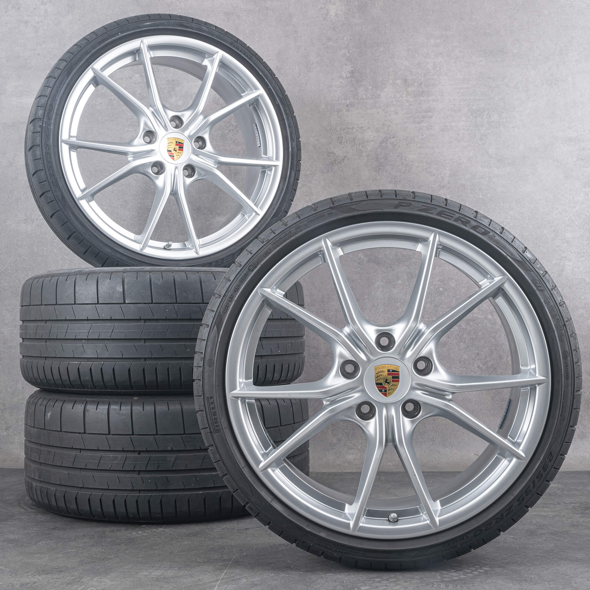 Originale Porsche Boxster Cayman 982 718 fælge 20 tommer sommerhjul 98204460202