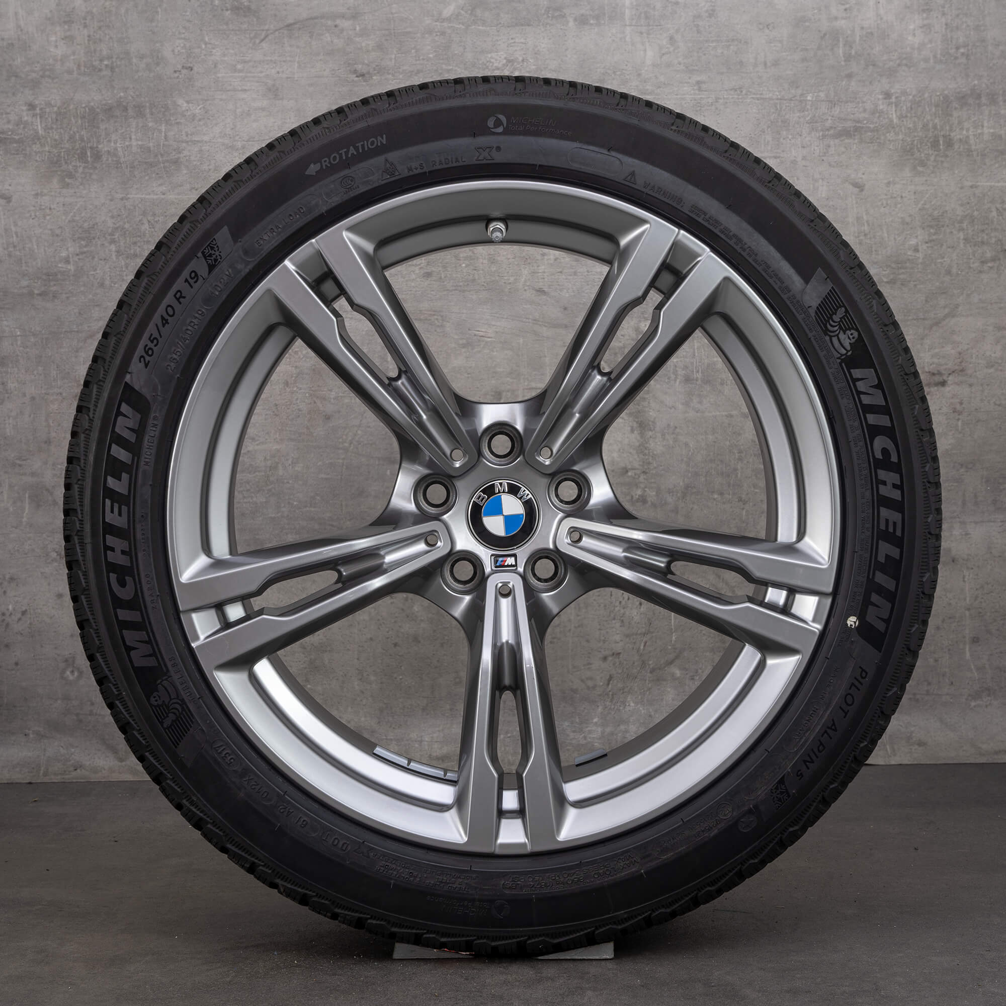 Jantes BMW 19 pouces M5 F90 roues hiver pneus jantes alloy style M705 5 mm