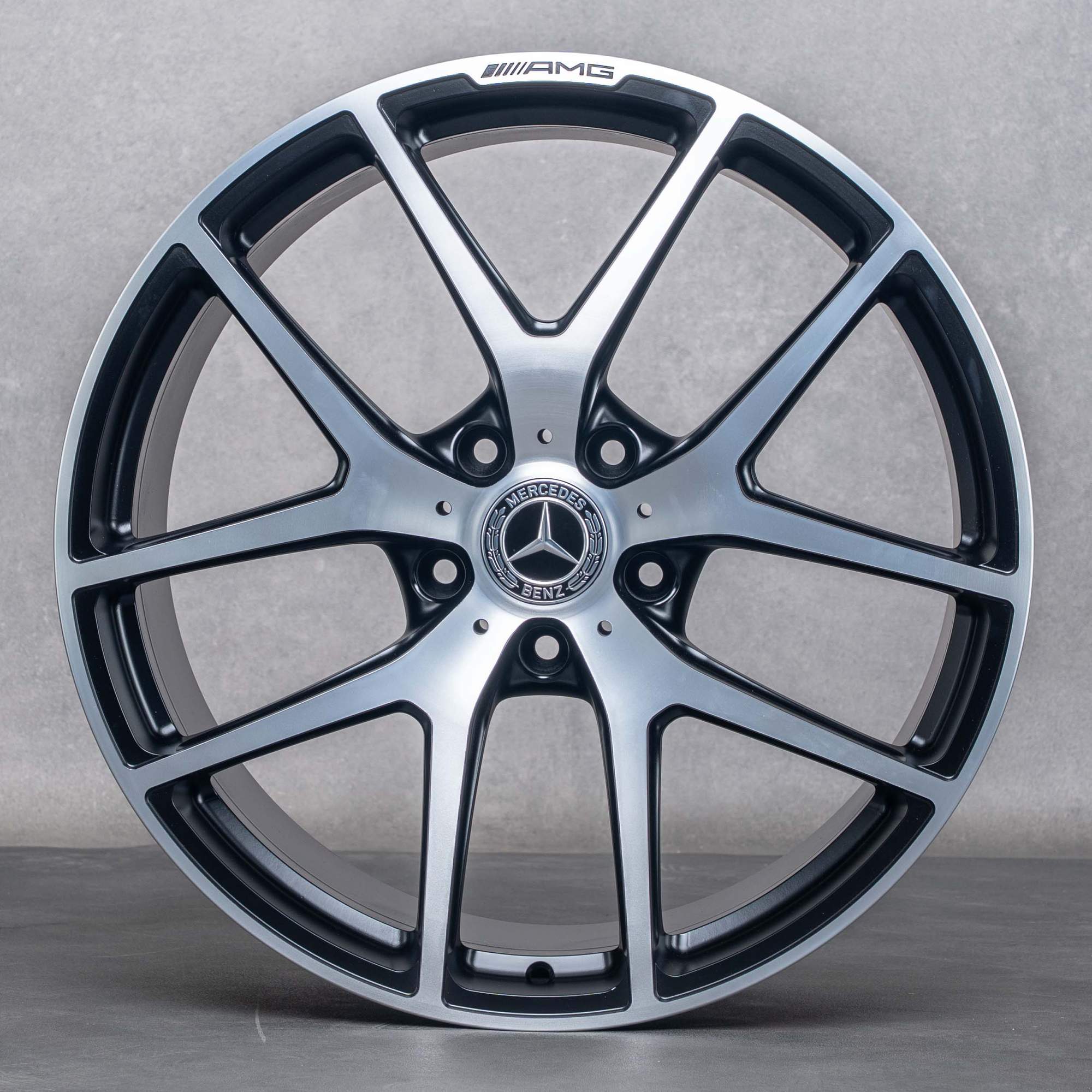 Alkuperäiset Mercedes Benz G-sarjan G63 AMG vanteet 21 tuuman W463 W465 A4634010400 musta matta kiillotettu viimeistely