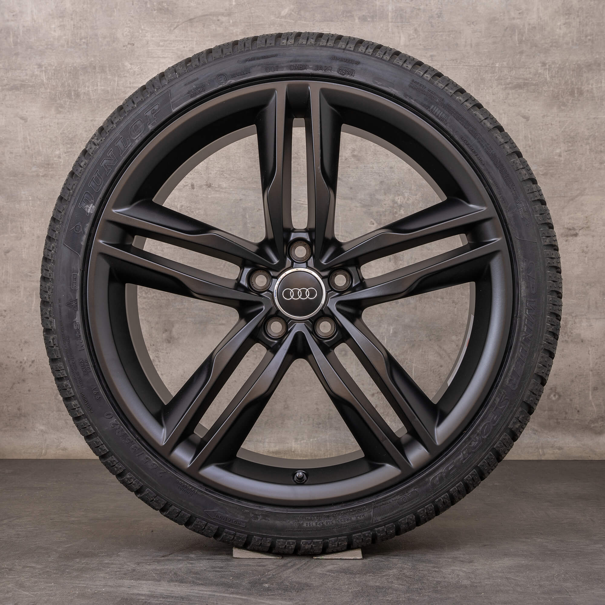 Originali Audi A7 S7 cerchi 20 pollici 4G C7 estivi 4G8601025AJ nero opaco