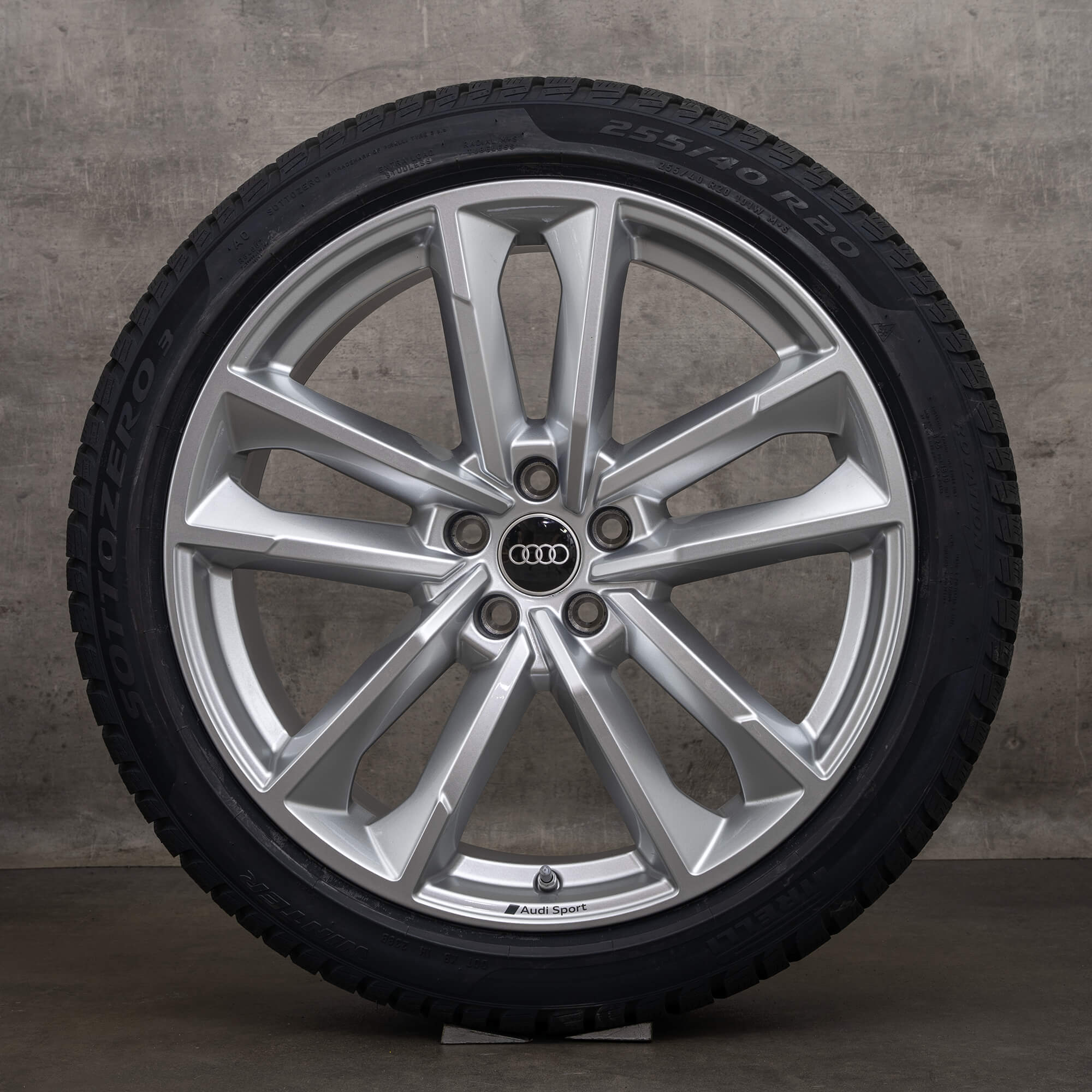Genuine Audi A7 S7 ruote 20 pollici 4K C8 estive 4K8601025M argento NUOVO