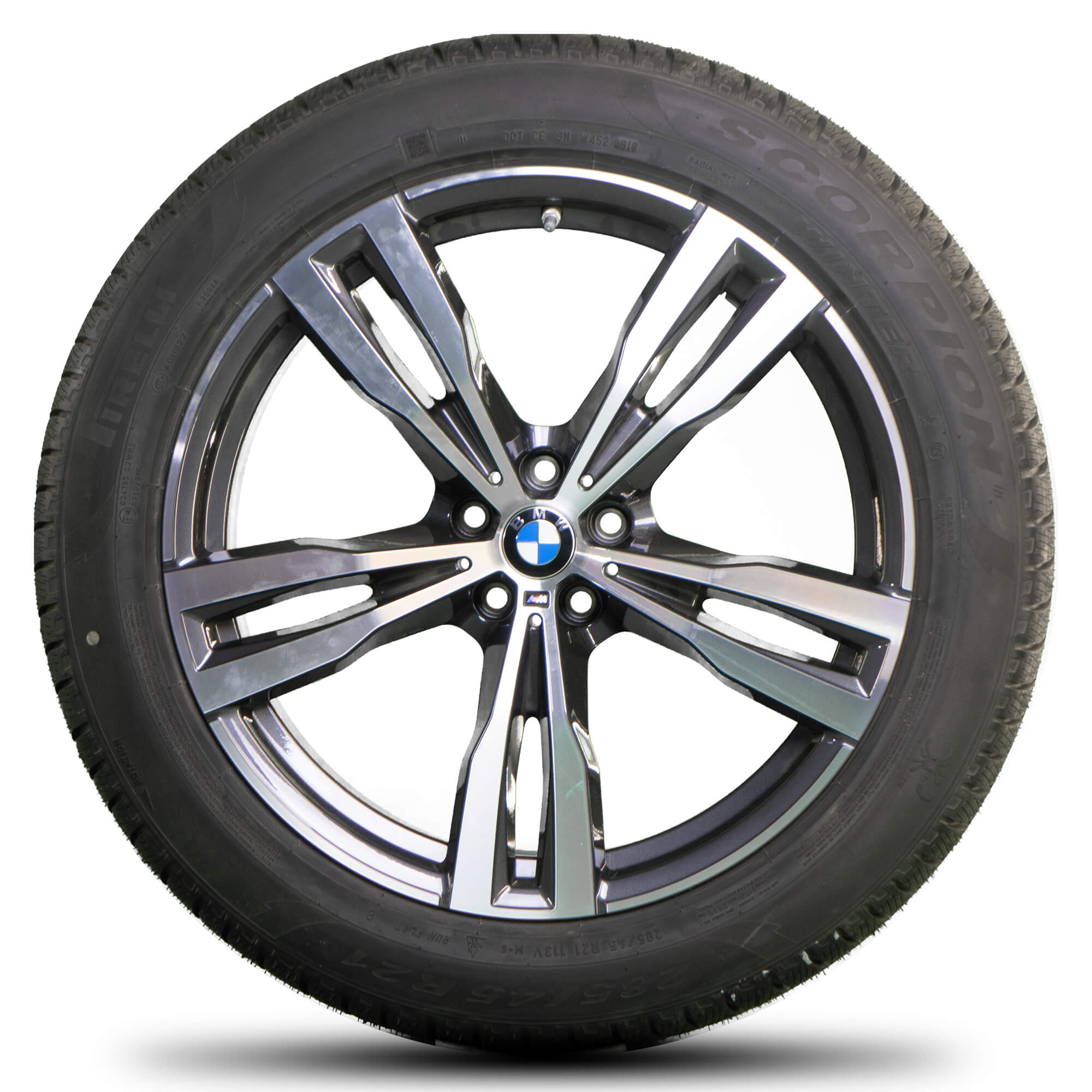 BMW 21 inch rims X7 G07 alloy winter tires wheels styling M754