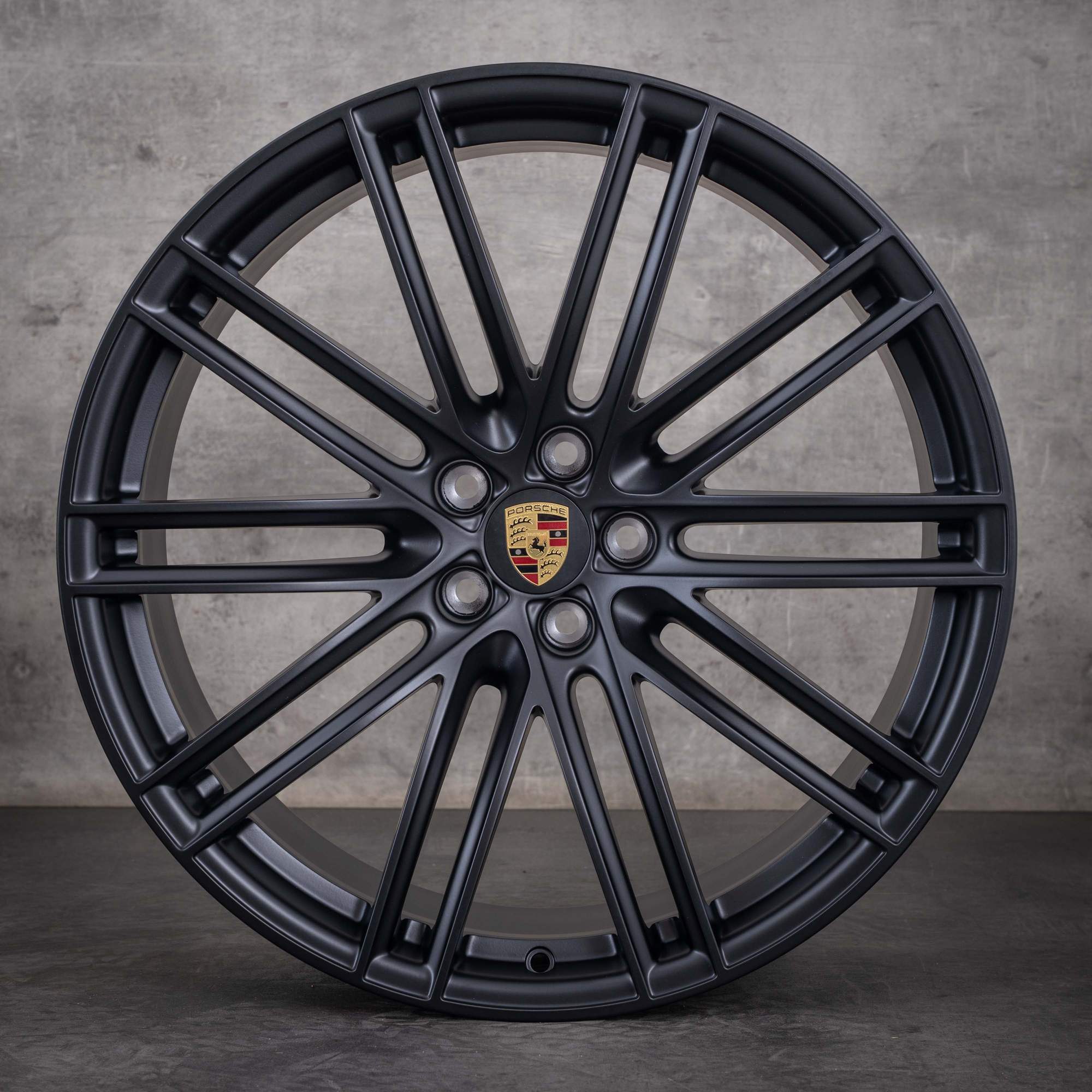 Alkuperäiset Porsche Macan II & III -vanteet 20 21 tuumaa 95B601025DN 95B601025DP mattamusta
