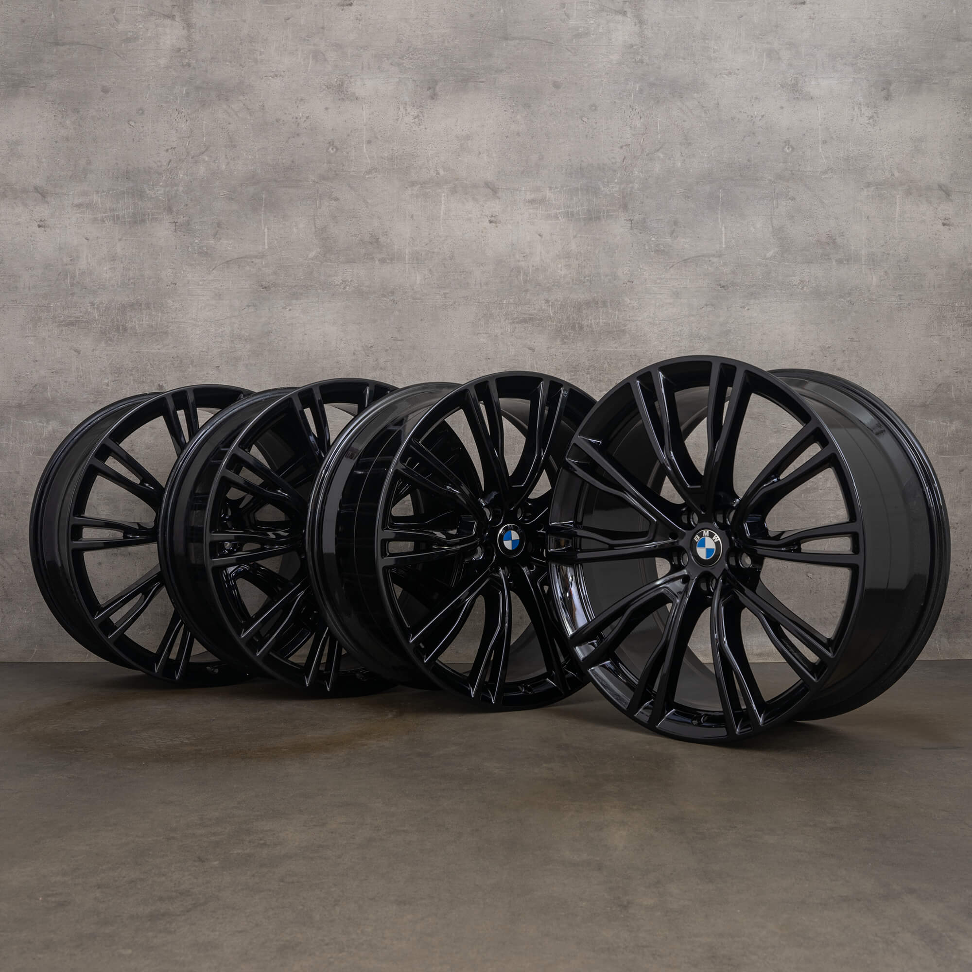 OEM BMW X3 G01 X4 G02 21 inch rims Styling 726i 8043670 8043671 black