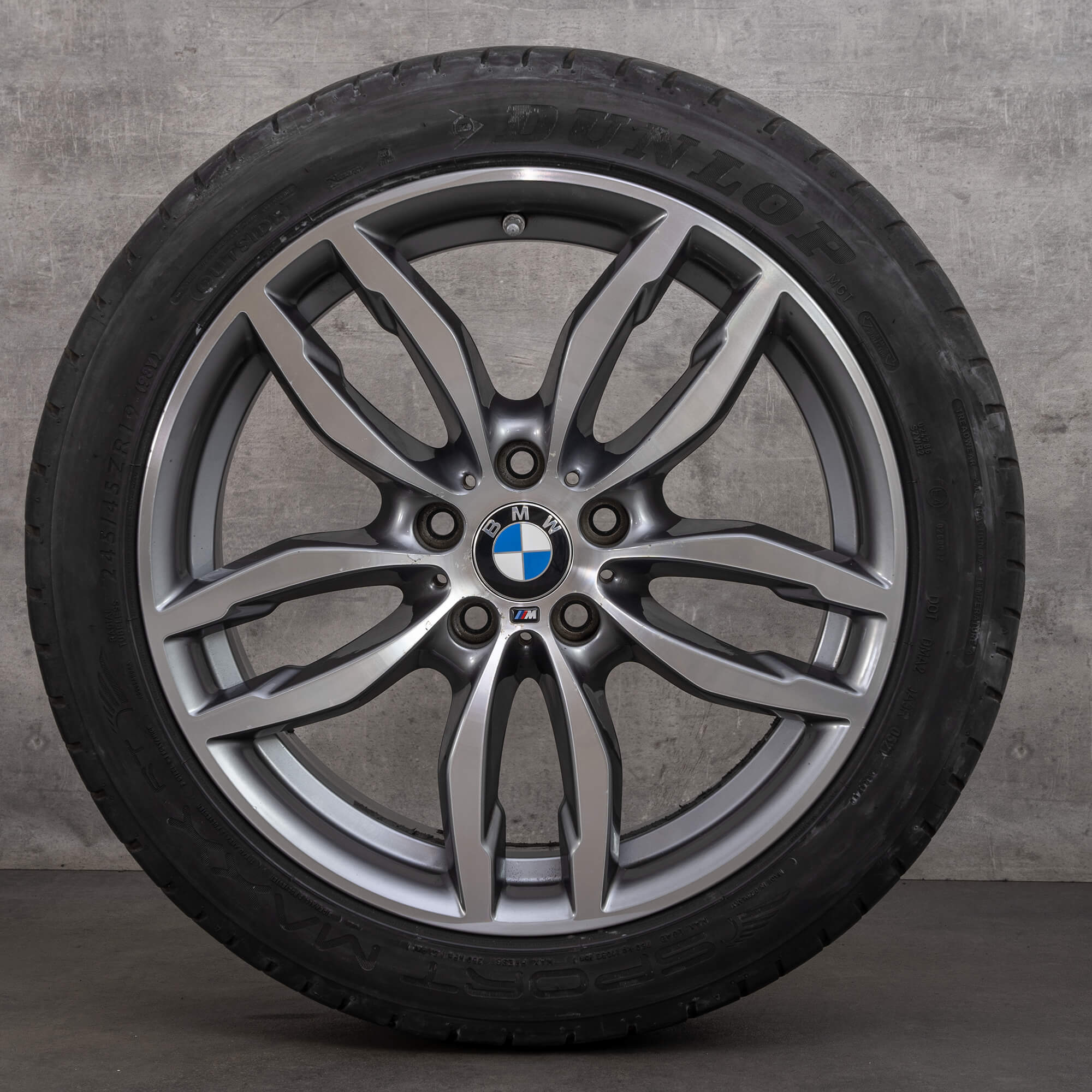 BMW X3 F25 X4 F26 yaz jantları stil 622 M19 inç jantlar lastikleri