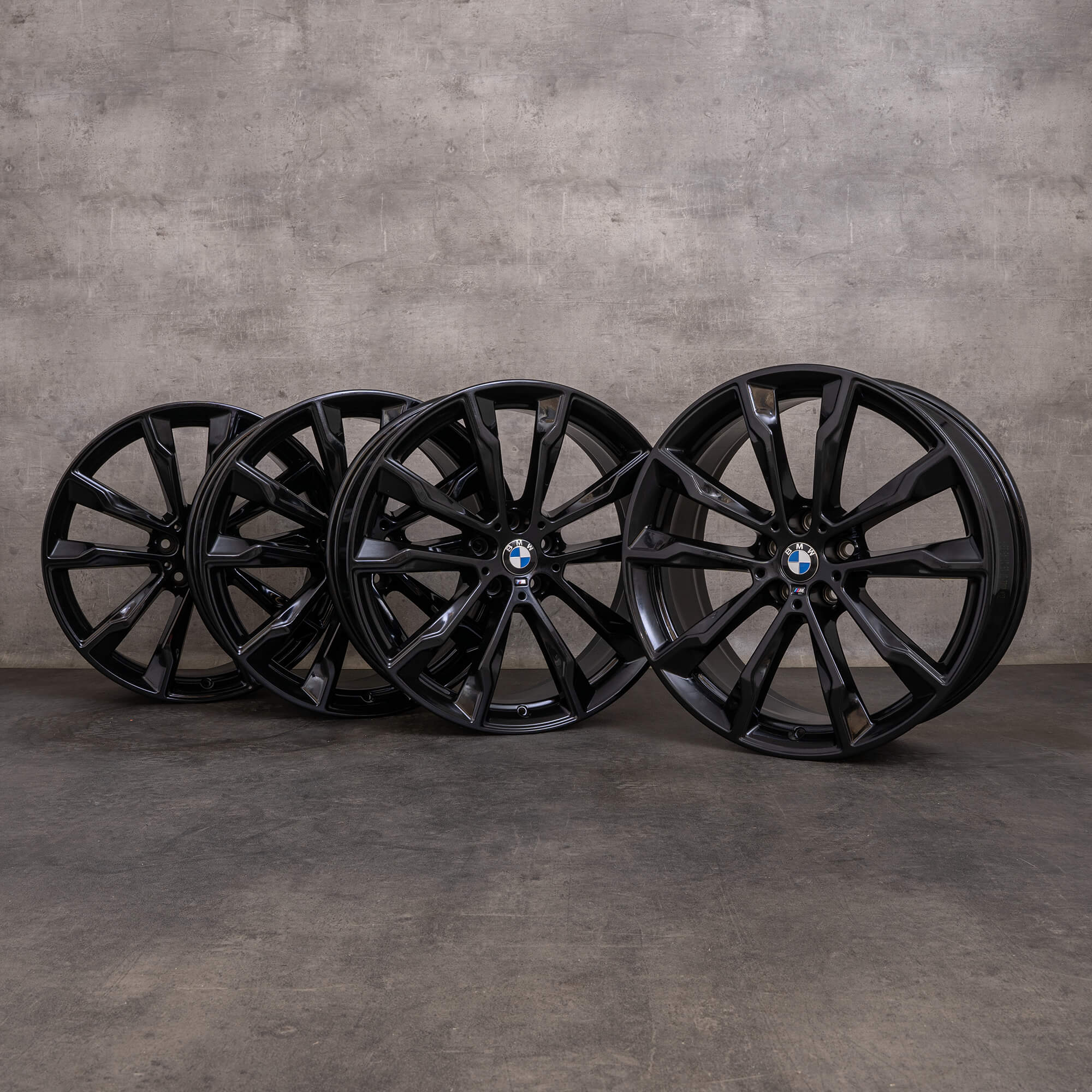 OEM BMW X3 X4 Rims 20 inch G01 G02 Styling 699 M 7916265 7916266 jet black