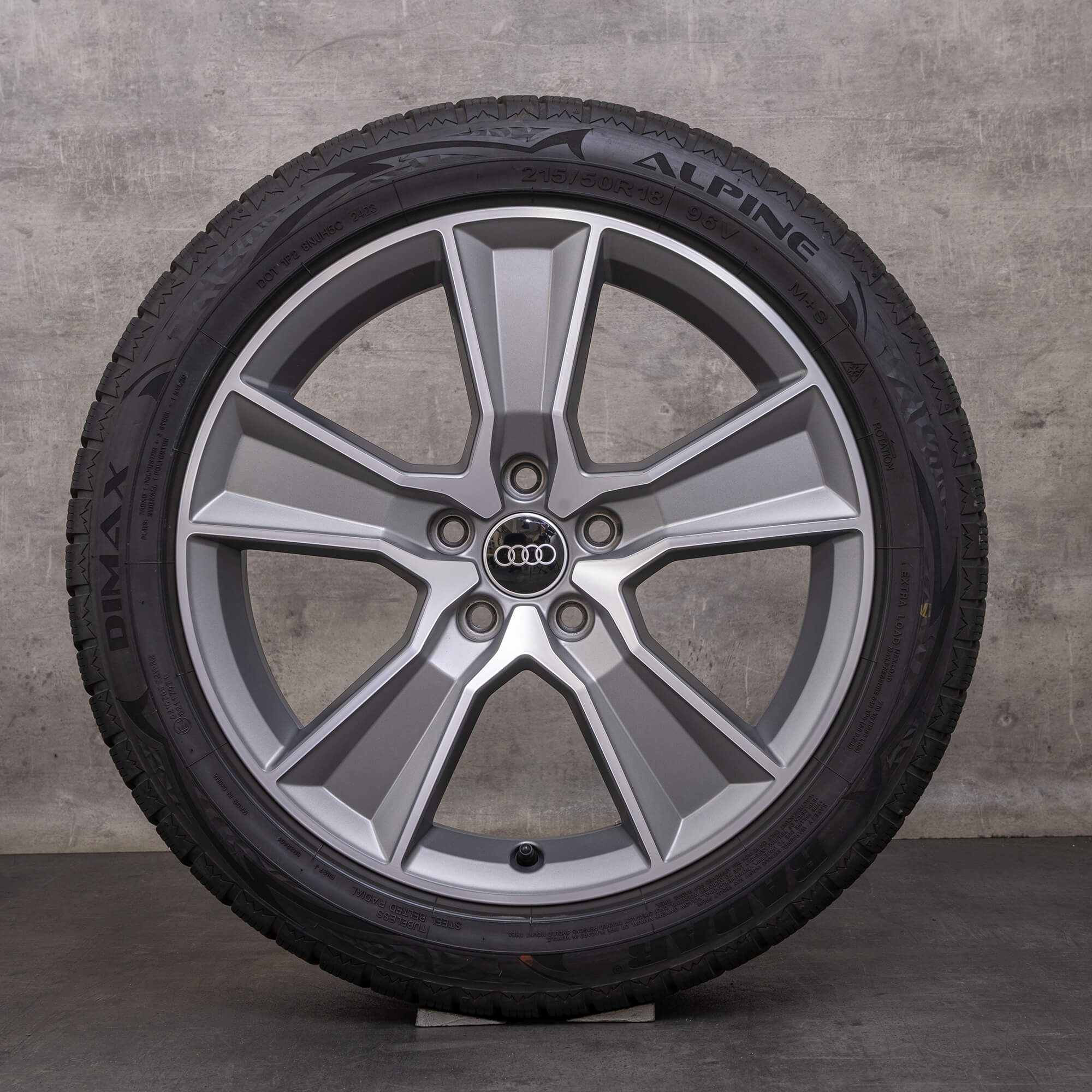 Originali Audi Q2 SQ2 ruote invernali 18 pollici GA cerchi 81A601025J titan opaco lucido