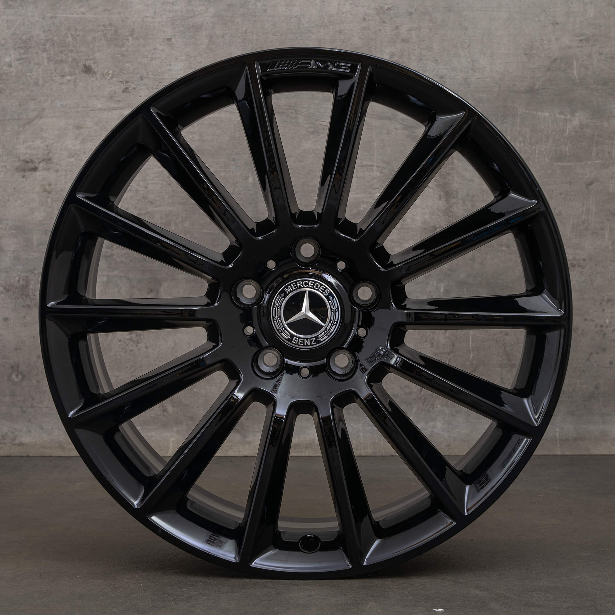 Originale Mercedes Benz G-Klasse AMG fælge 20 tommer W463A G350d G400d G500 A4634011700 sort højglans NYHED