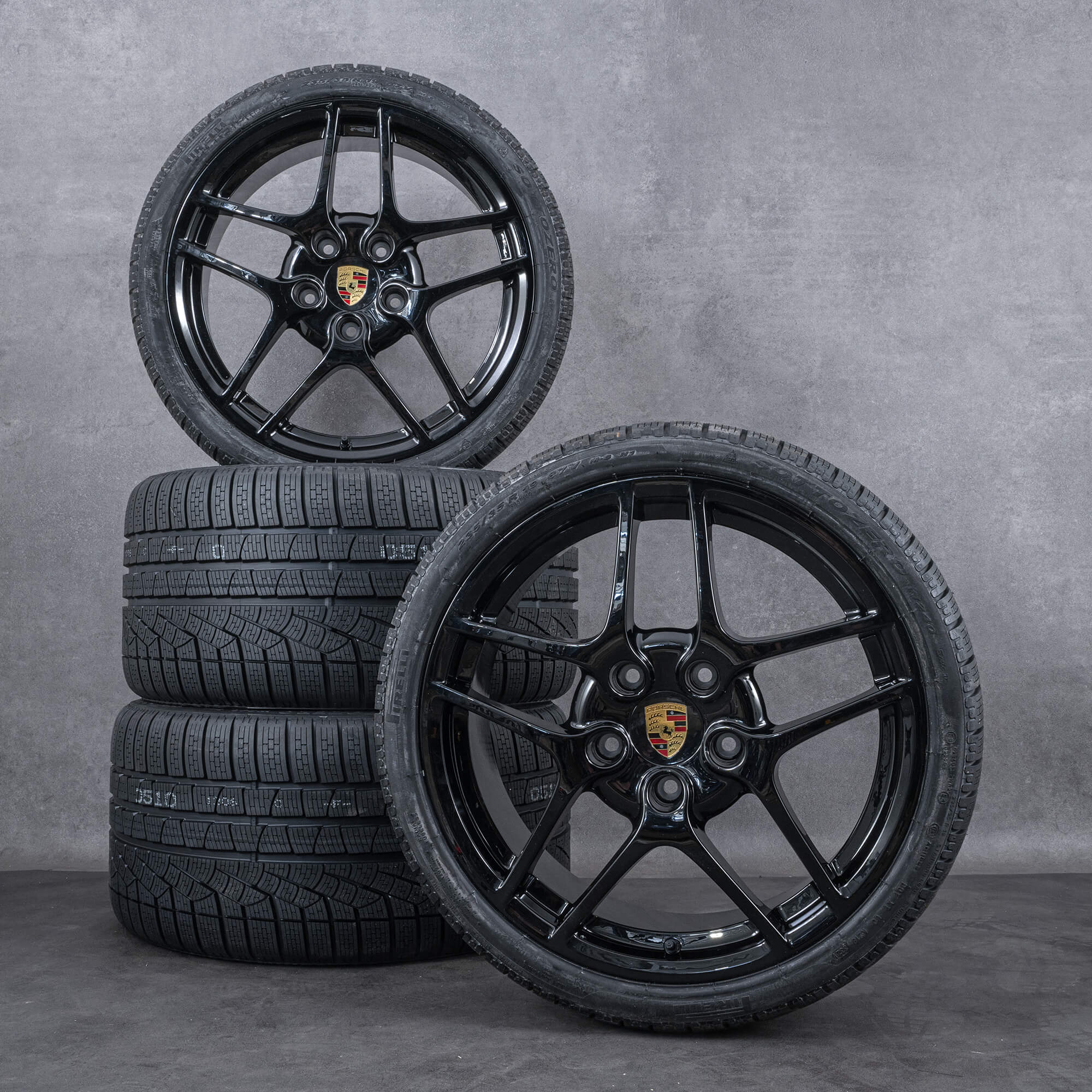 Jantes d'origine Porsche 997 19 pouces C4 4S S pneus été jantes 99736215700