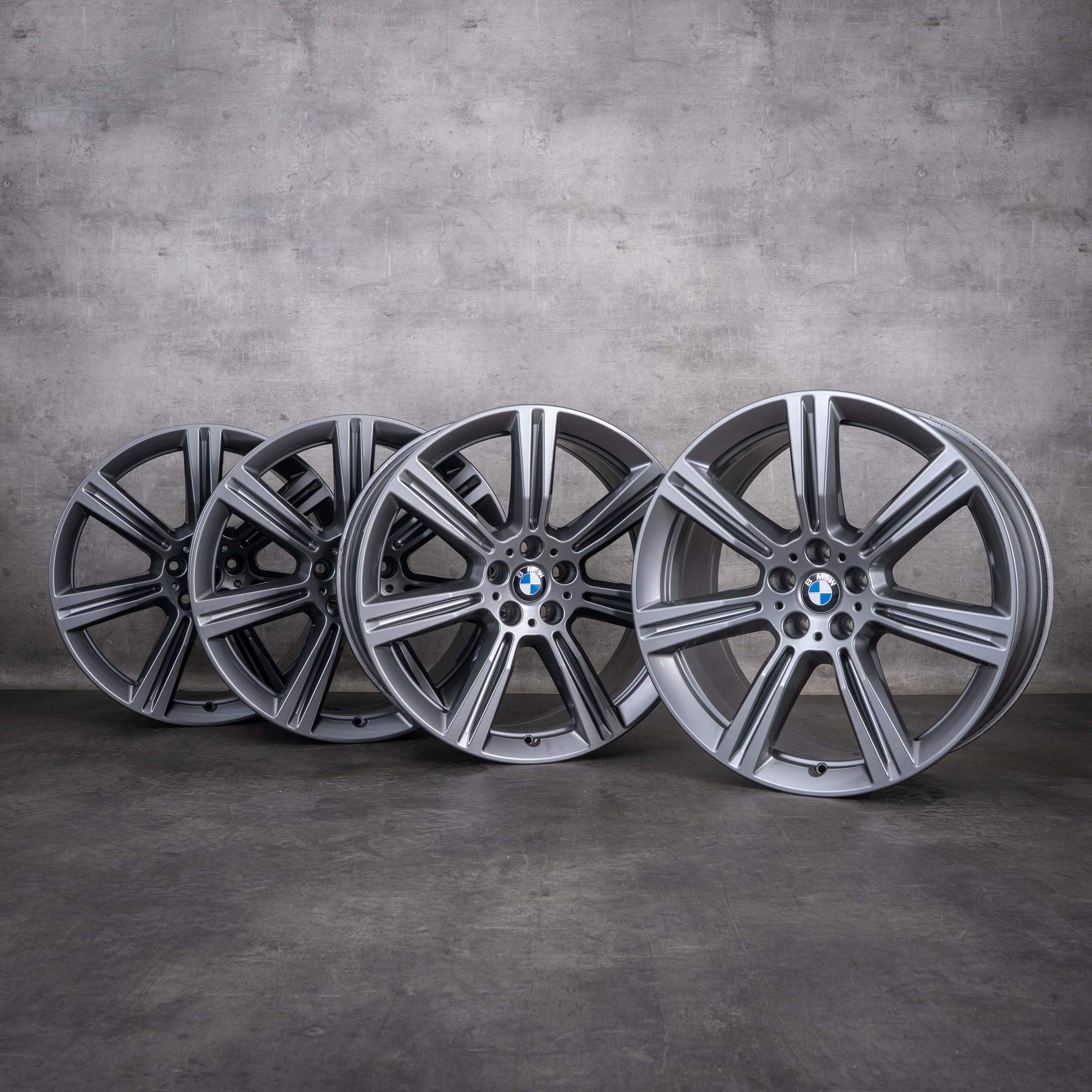 OEM BMW X5 X6 20inch rims G05 G06 Styling 736 6883753 Ferric Gray Gloss