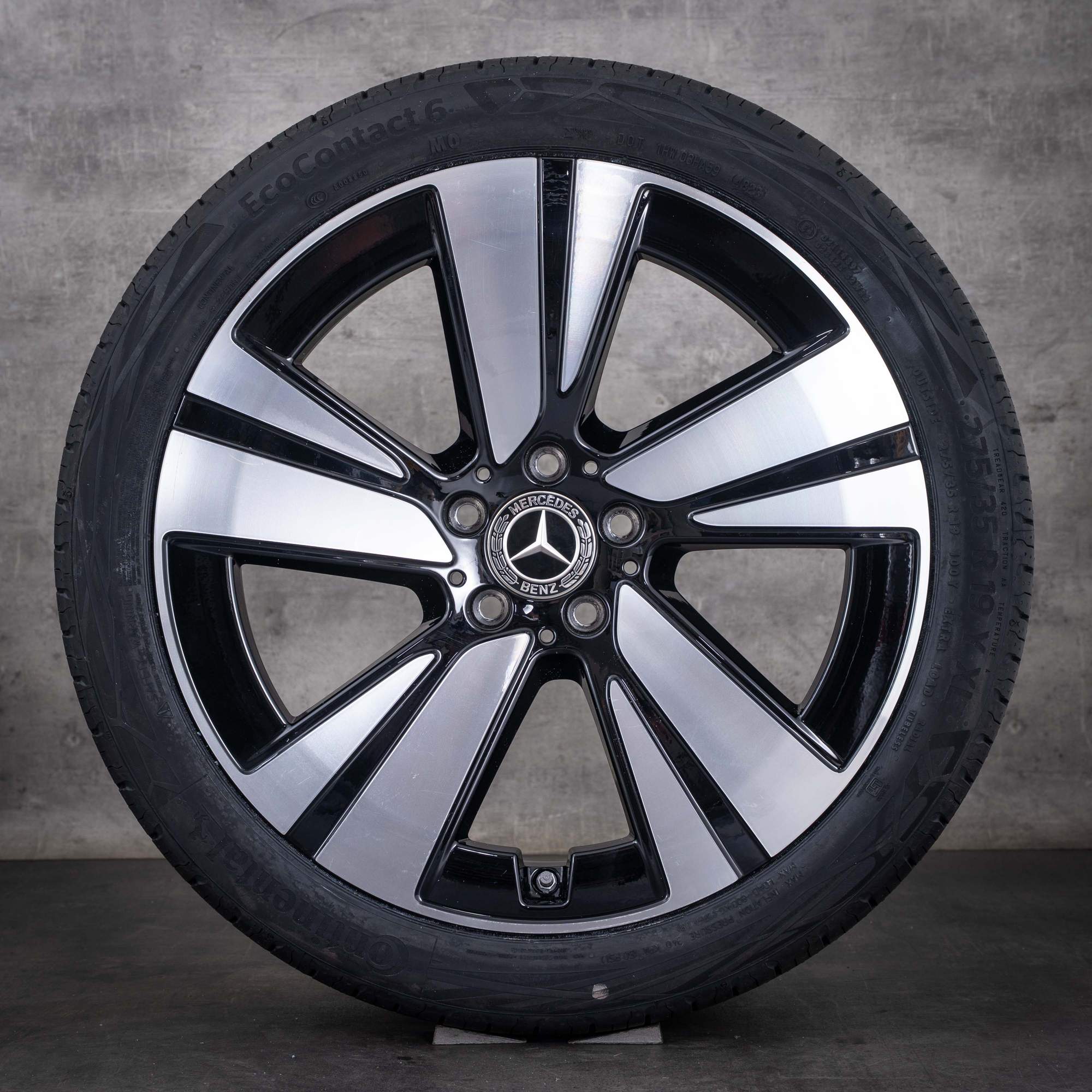 Original Mercedes Benz CLE Felgen 19 Zoll A236 C236 Sommerräder A2364011400 A2364011500 schwarz glanzgedreht