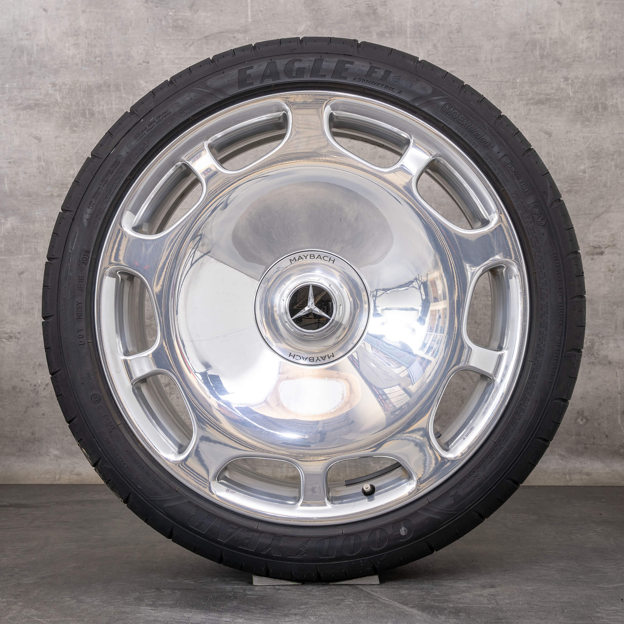 Original Maybach S-Klasse Felgen 20 Zoll W222 S 600 Sommerräder A2224015400 A2224015500 chrom glanz