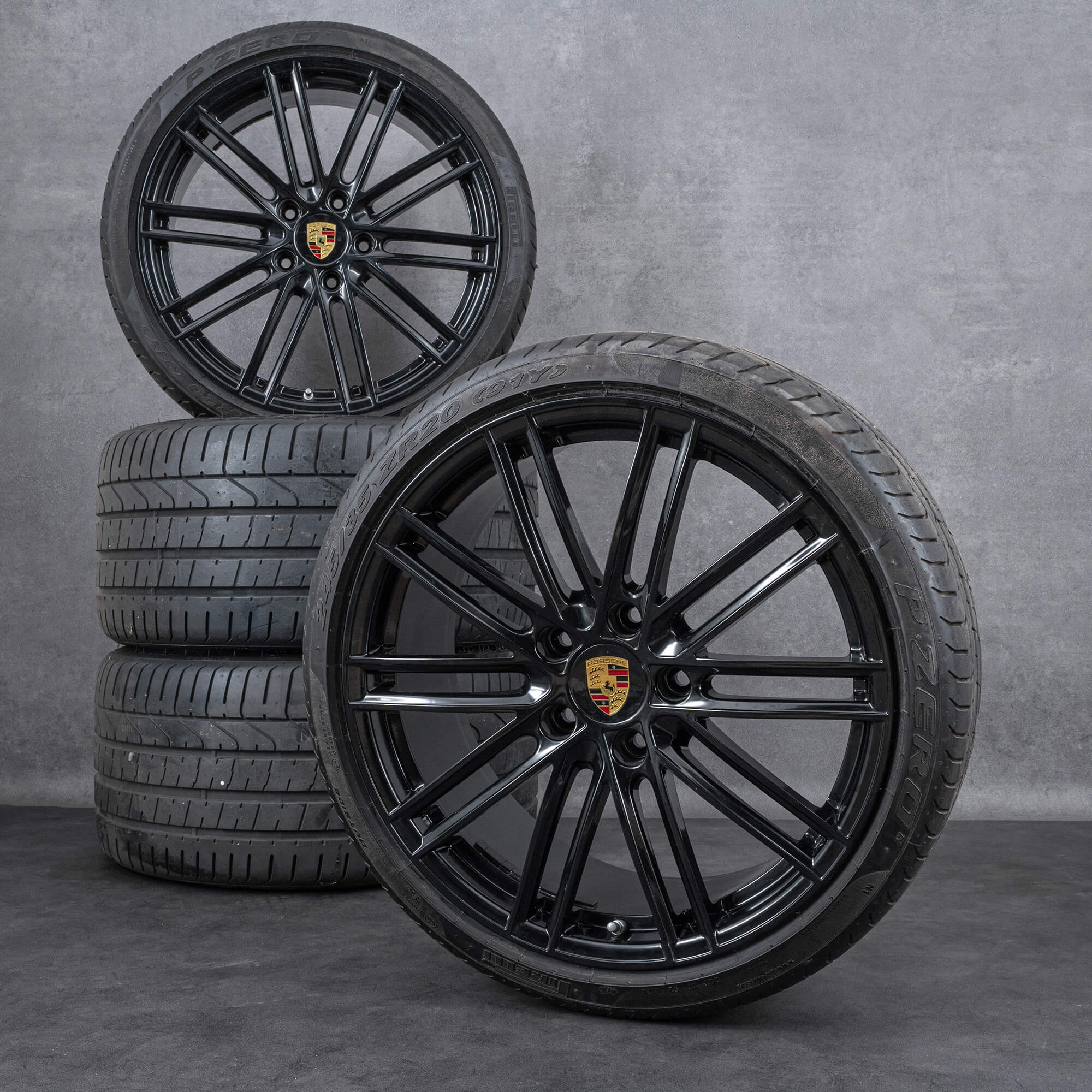 Original Porsche 20 Zoll 991 II Felgen Sommerräder Turbo IV Sommerreifen NEU