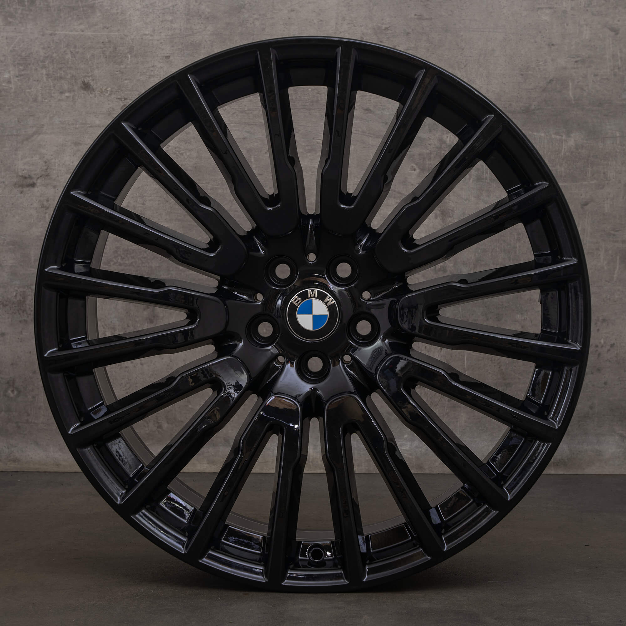 Originale BMW 6-serie 7-serie felger 21 tommer GT G32 G11 G12 6869013 6869014 Styling 629 svart høyglans
