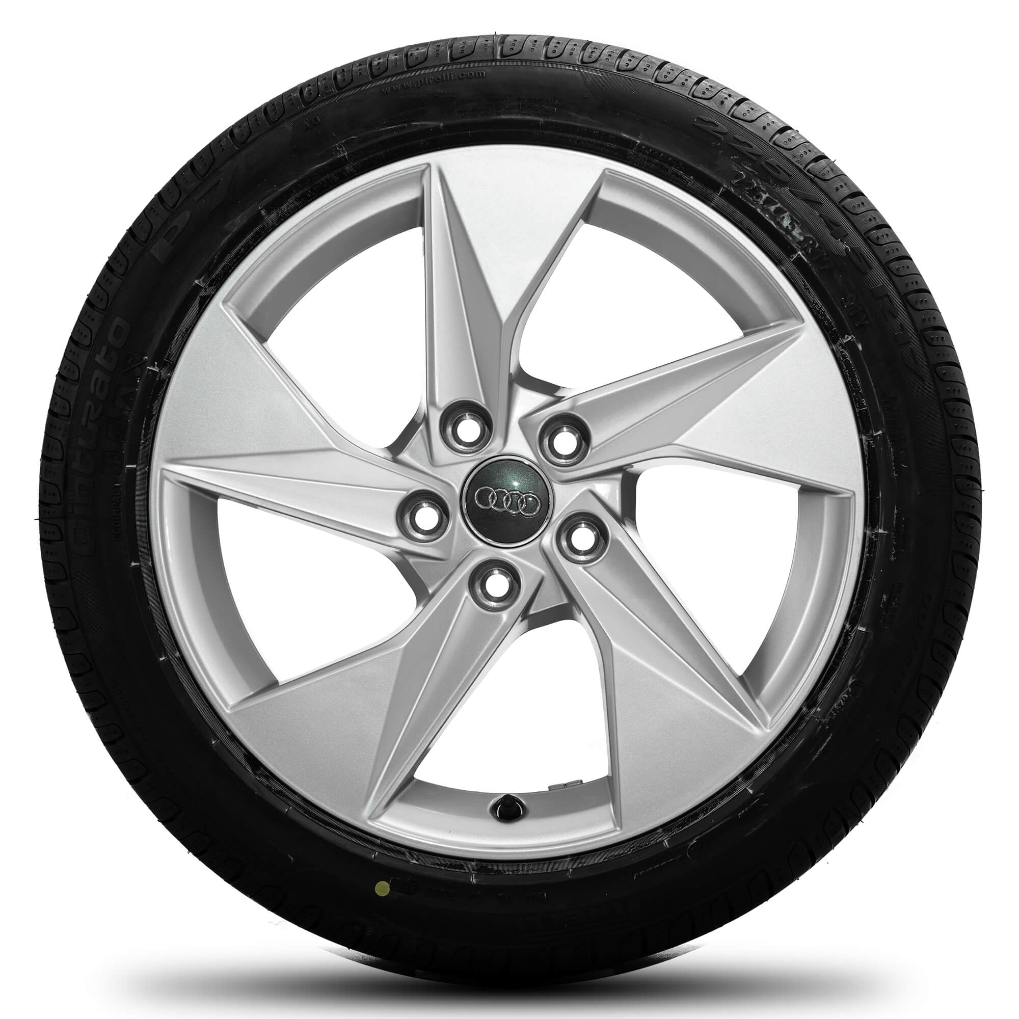 Originale Audi A3 S3 fælge 17 tommer 8Y sommerhjul 8Y0601025A sølv NEW