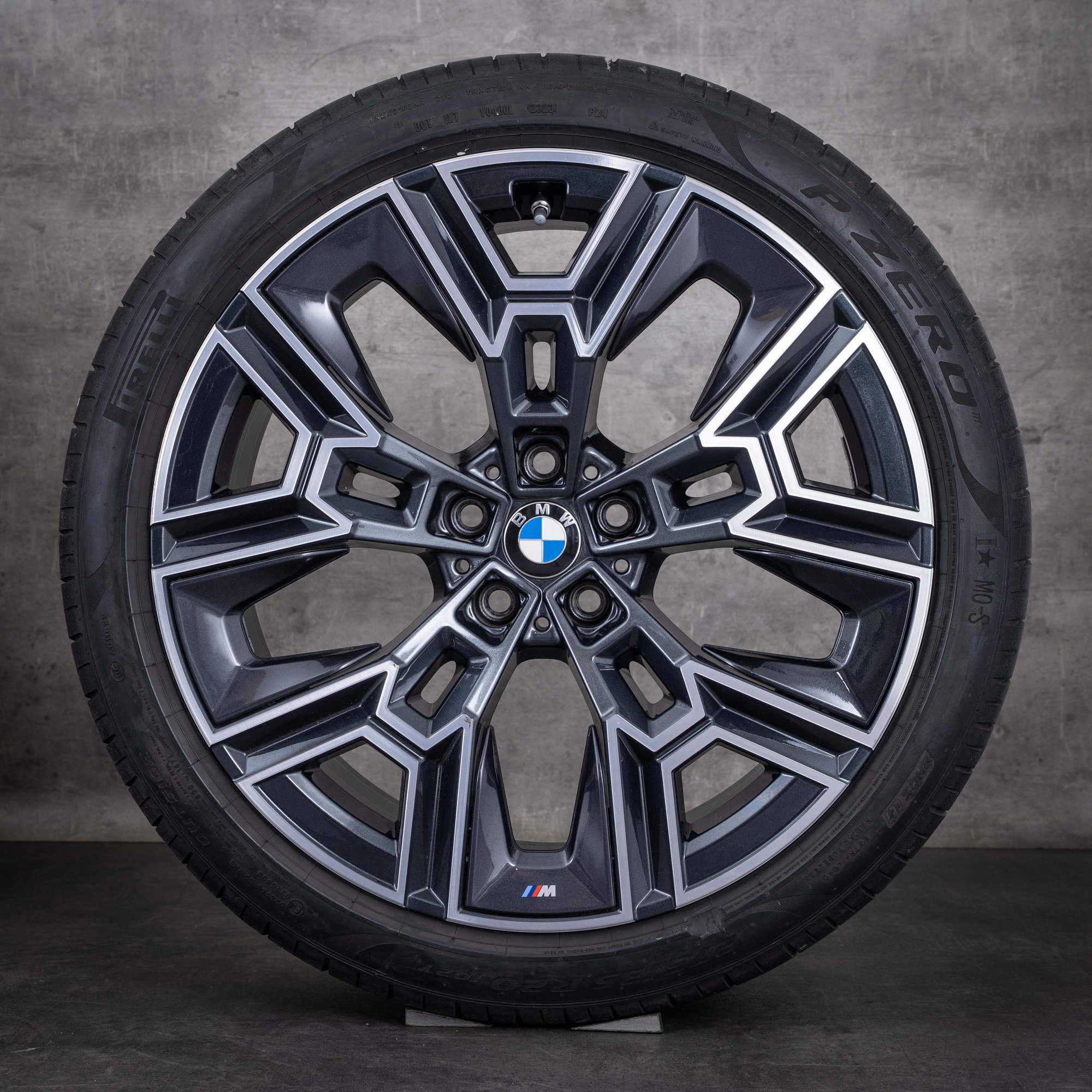 Originele BMW 5 Serie i5 velgen 20 inch G60 G61 zomerwielen styling 939 M 5A324E8 5A324E9 orbit grey gepolijst