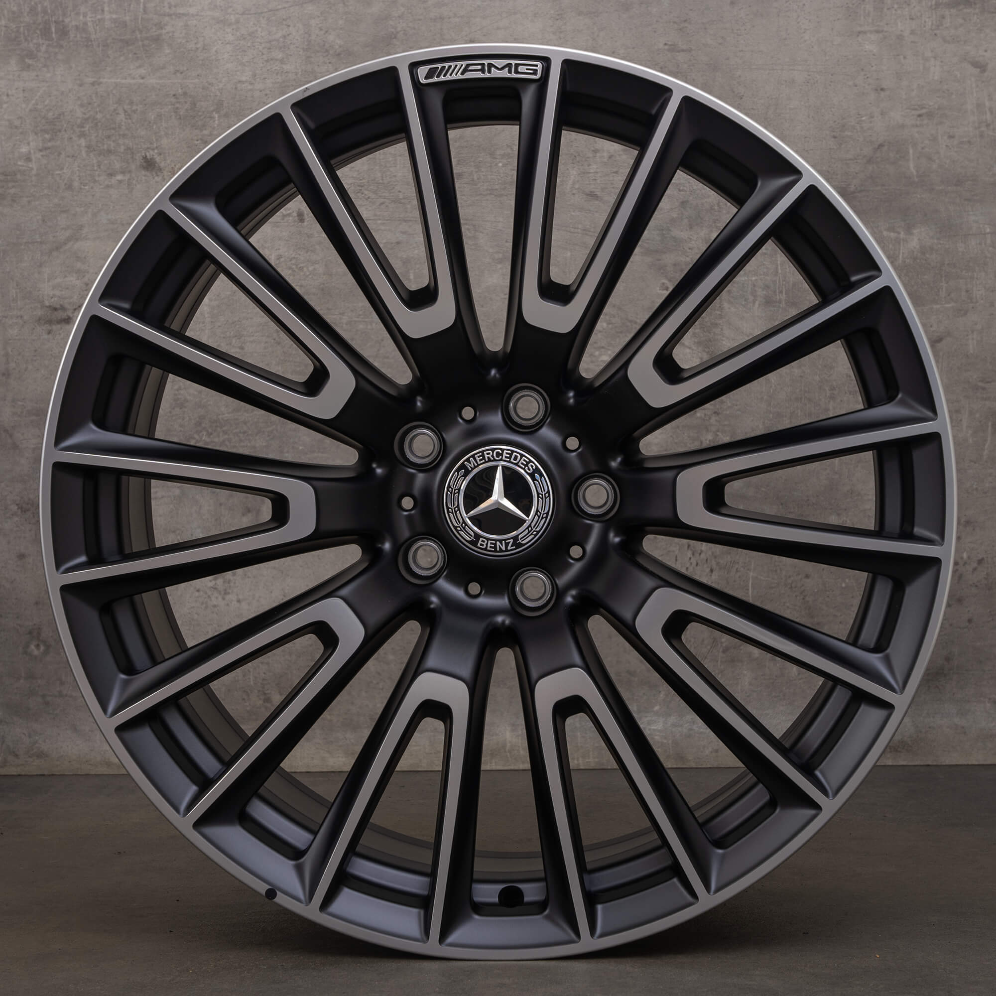 Original AMG Mercedes G Klasse G 63 Felgen 22 Zoll W465 W463A A4654011000 schwarz matt Facelift Alufelgen NEU