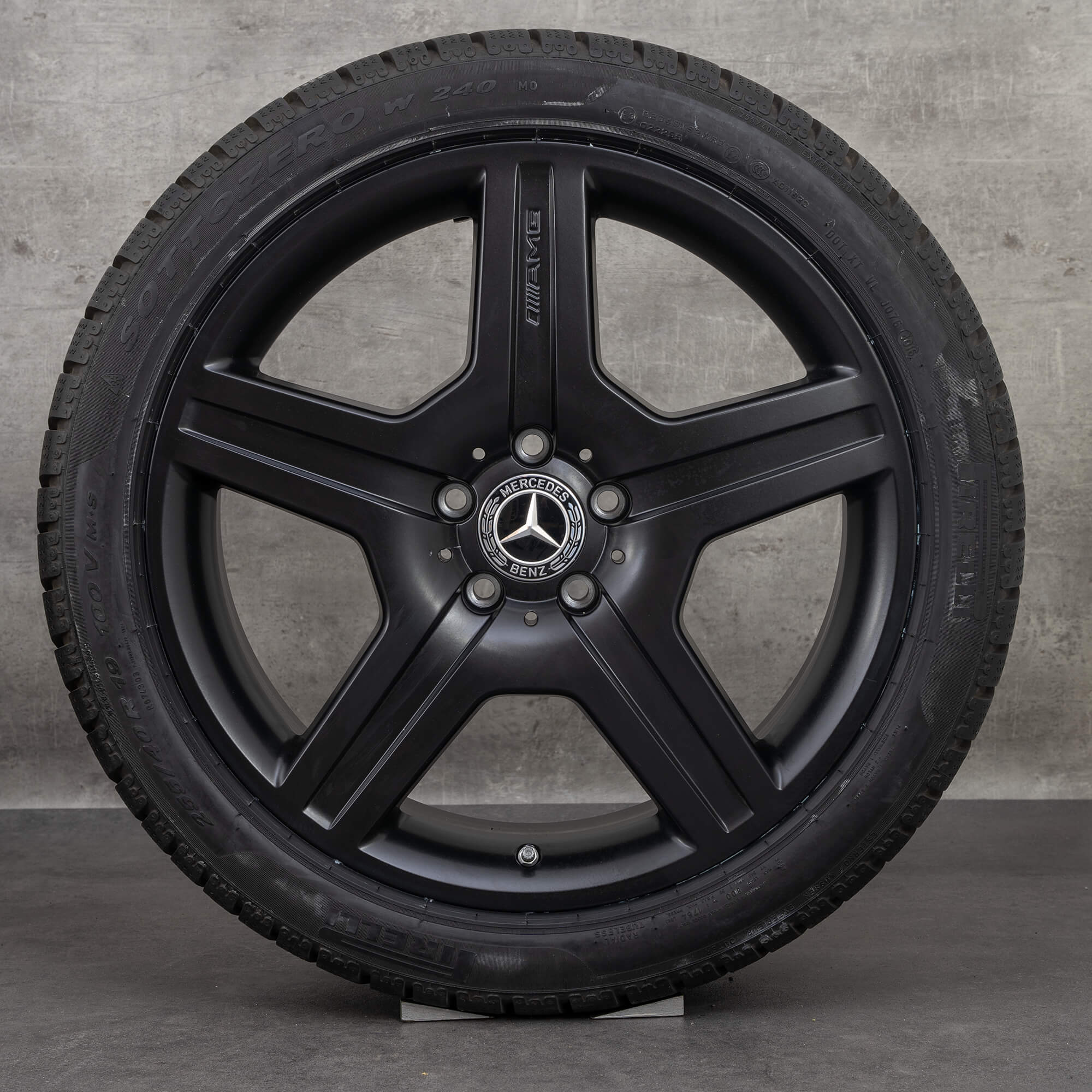 OEM AMG Mercedes Benz S-Class CL winter wheels 19 inch W221 C216 A2214012602 black matt