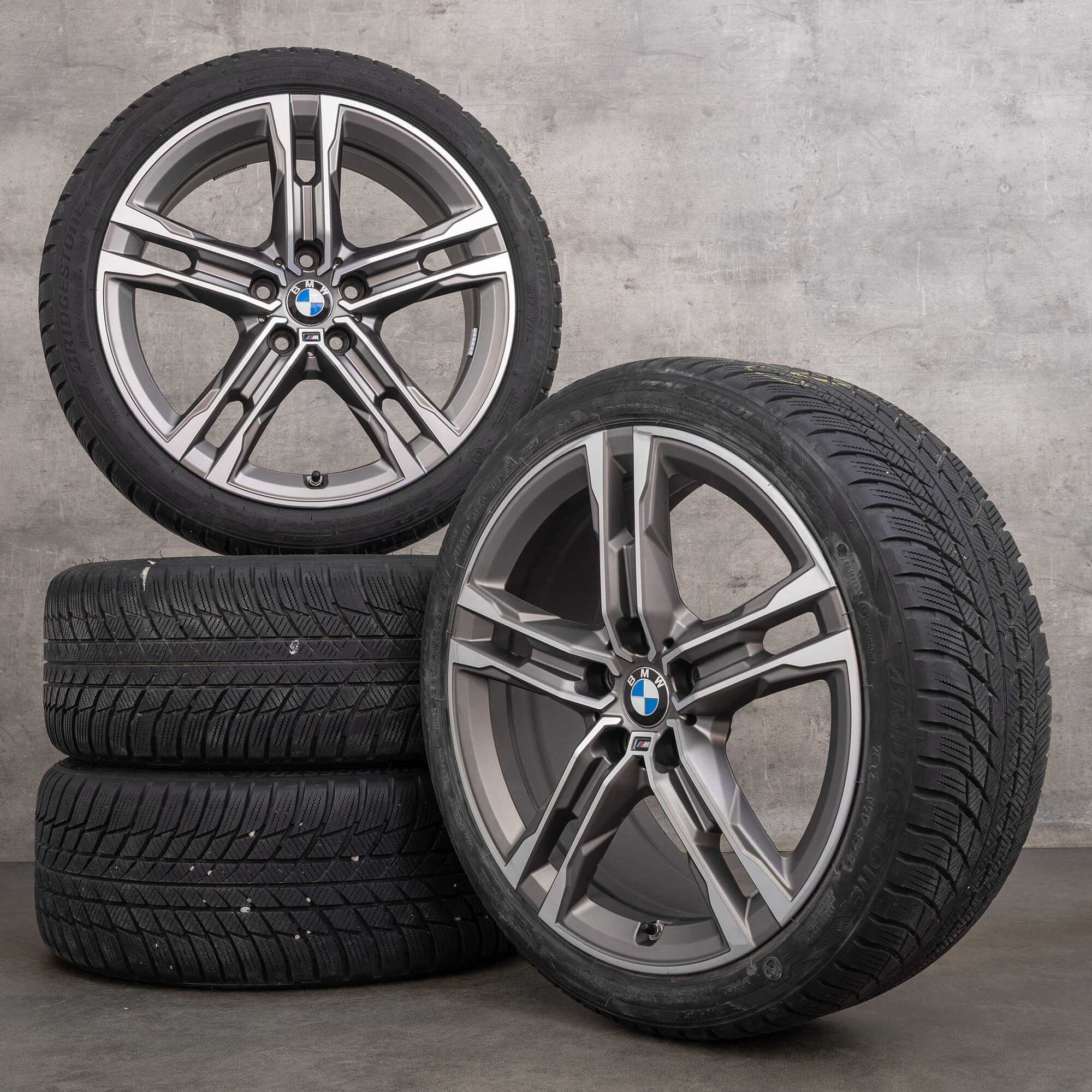 BMW Série 1 F40 2 F44 Gran Coupe rodas de inverno jantes 18 polegadas pneus 556