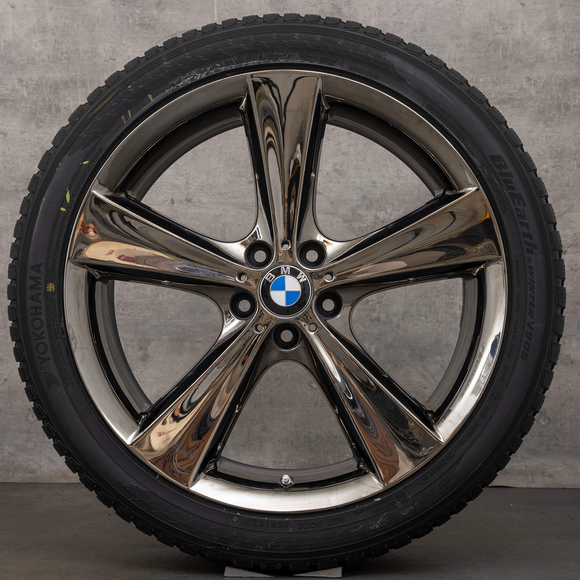 【限定値下げ】 X6 E71 styling128 スタイリング128 Original BMW X5 E70 winter wheels 21 inch Midnight Chrome Styling 128