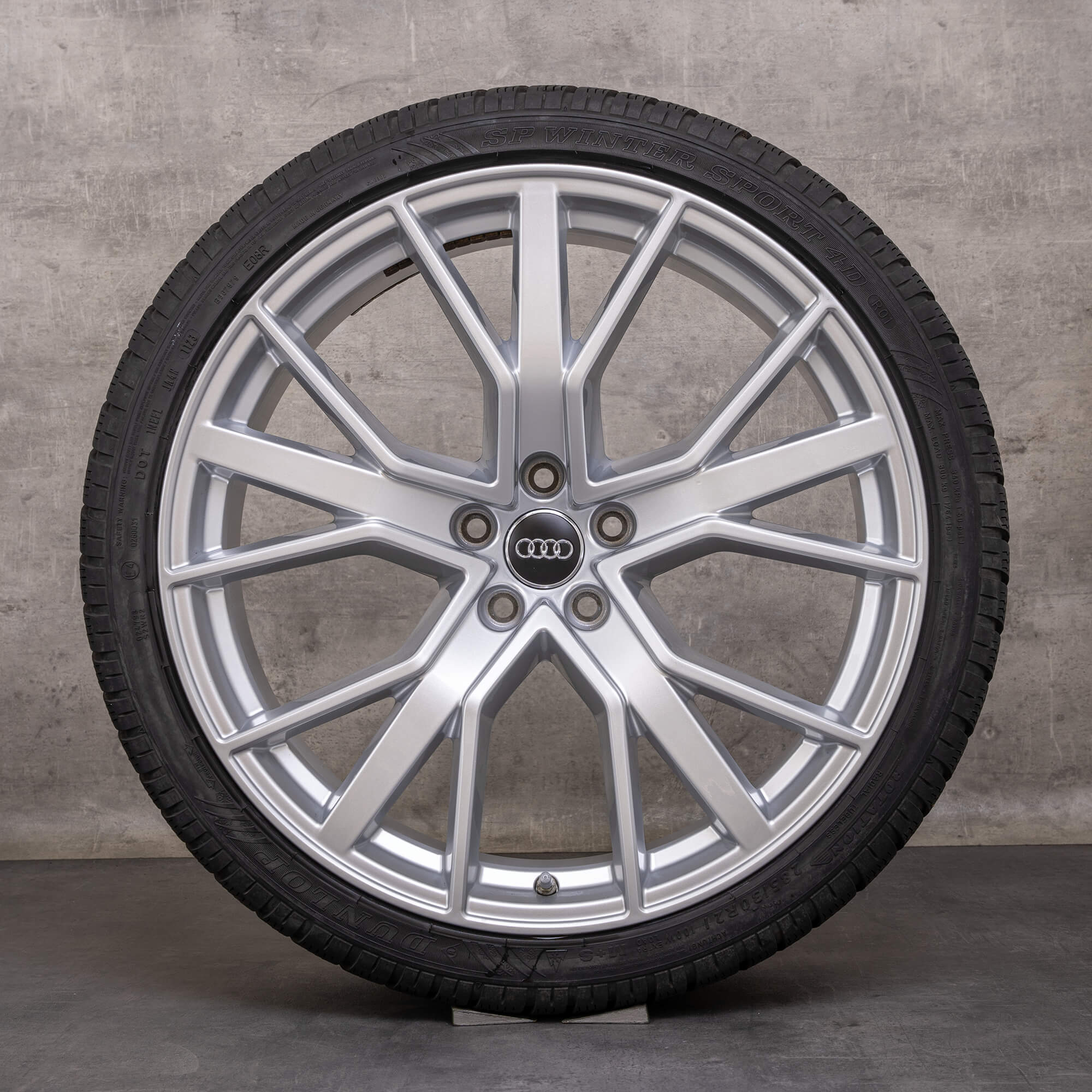 Originele Audi RS6 velgen 21 inch 4G C7 zomerwielen performance 4G0601025CJ zilver glanzend
