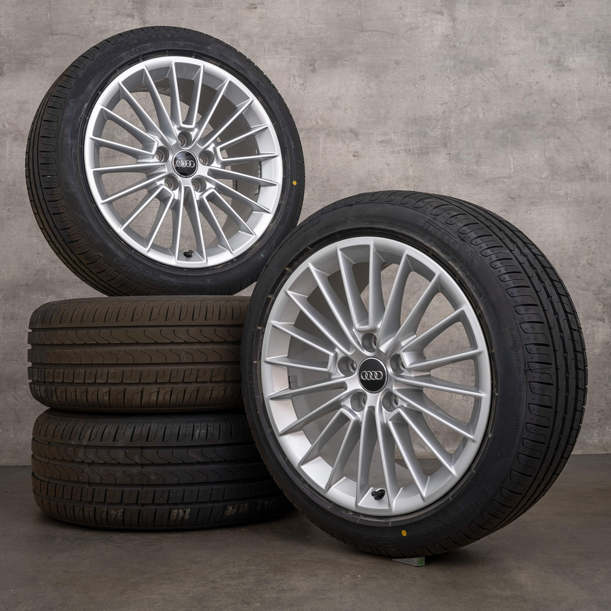 Audi 17 pouces jantes A3 S3 8Y pneus été roues complètes été S line NOUVEAU