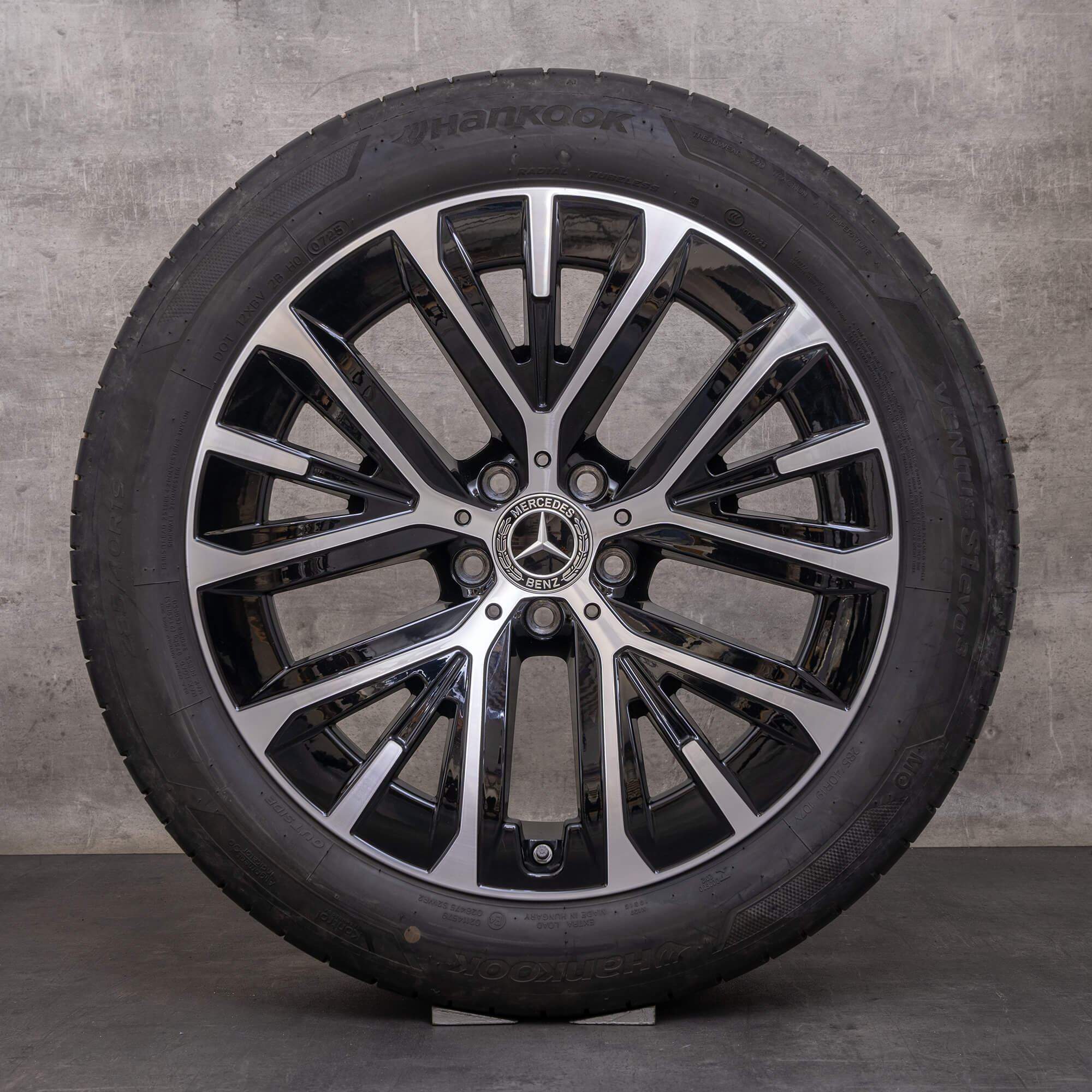 OEM Mercedes Benz E-Class All-Terrain winter tires 19 inch S214 X214 rims A2144014000 A2144014900 black glossy turned