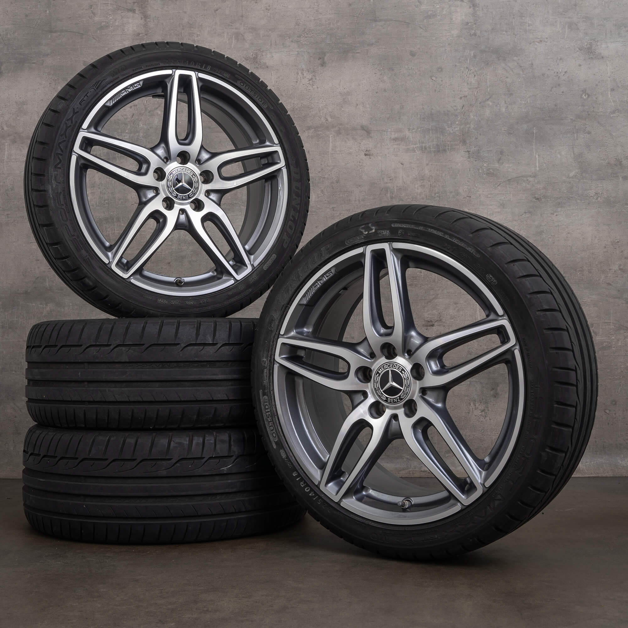 Mercedes 18 Inch Rims OEM Mercedes Benz AB Class CLA AMG rims 18 inch W176 W246 C117 X117 ...