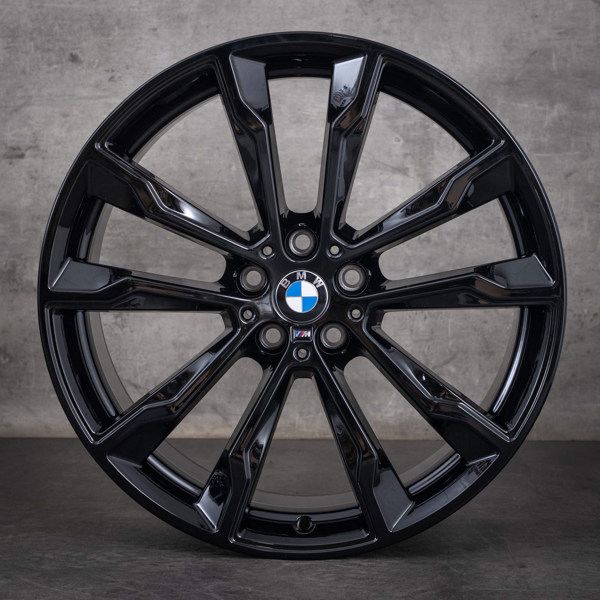 Oryginalne felgi BMW X3 X4 20 cali G01 G02 Styling 699 M 8010268 8010269 czarne błyszczące