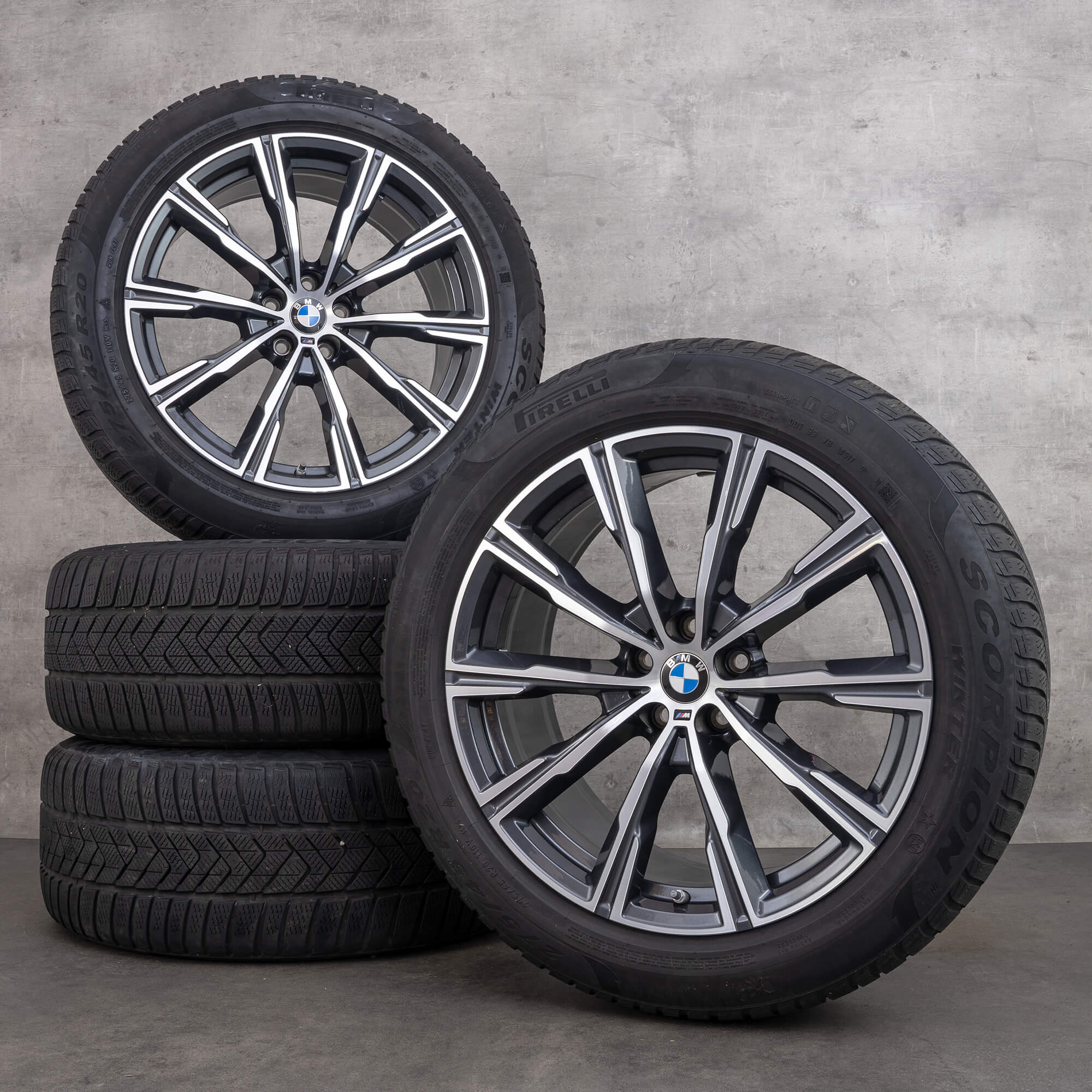 BMW 20 Zoll Felgen X5 G05 X6 G06 Styling 740 M Winterreifen 