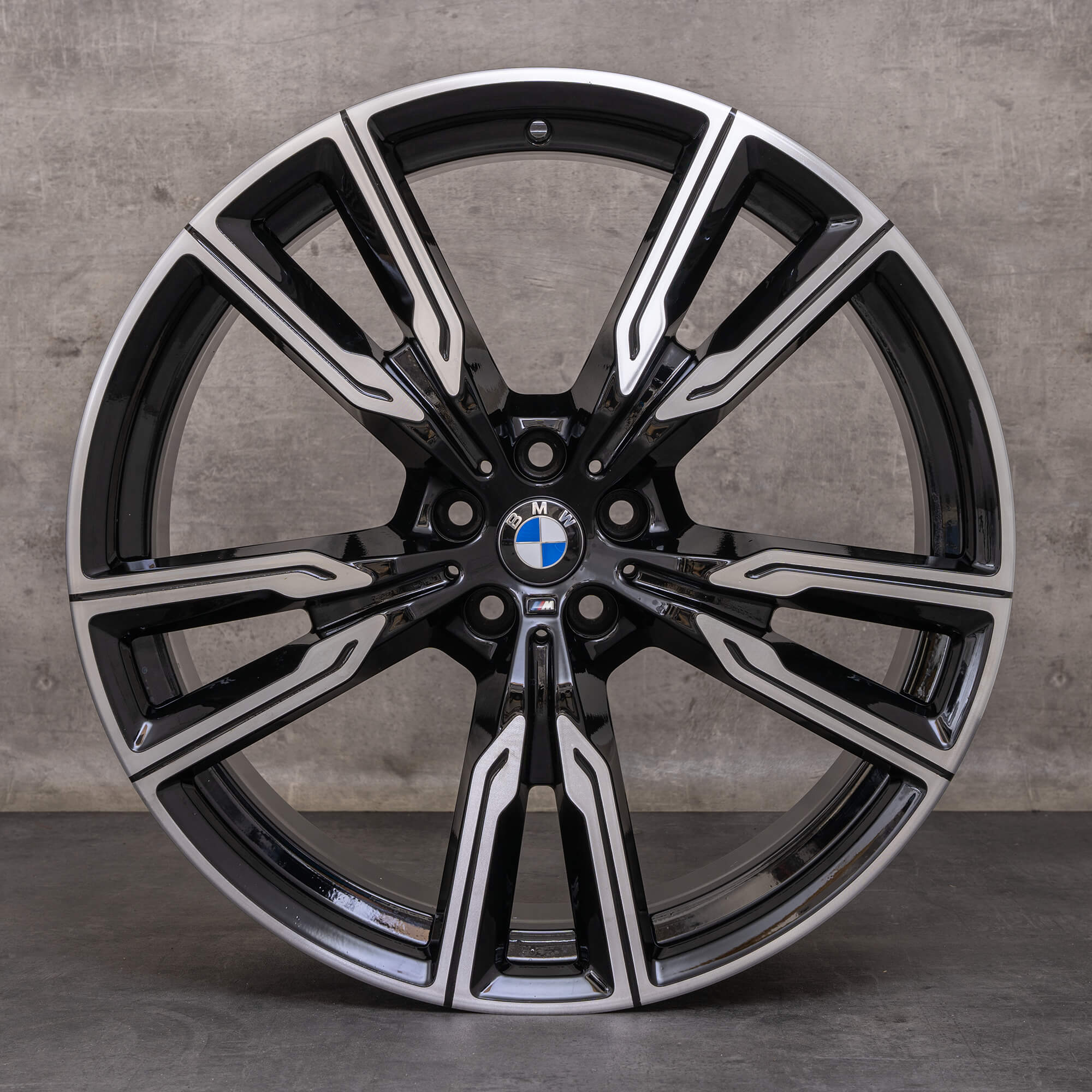 Jantes d'origine BMW X5 X6 22 pouces G05 G06 8072002 8072003 747 M noir 9,5x22 ET37 10,5x22 ET 43