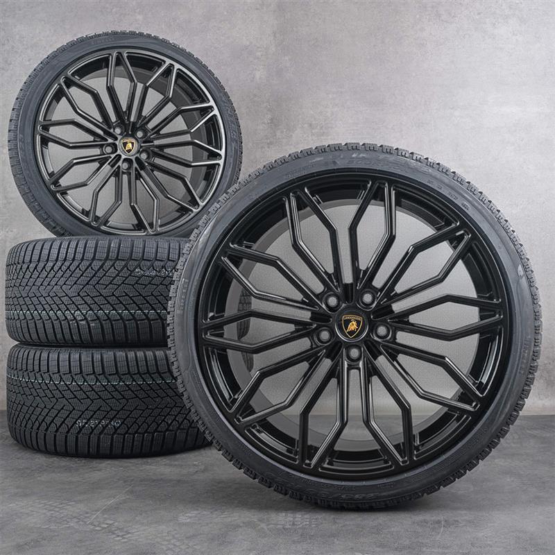 Alkuperäiset Lamborghini Urus -talvirenkaat 23 tuumaa Galanthus-vanteet 4ML601025DJ 4ML601025DK mattamusta UUDET