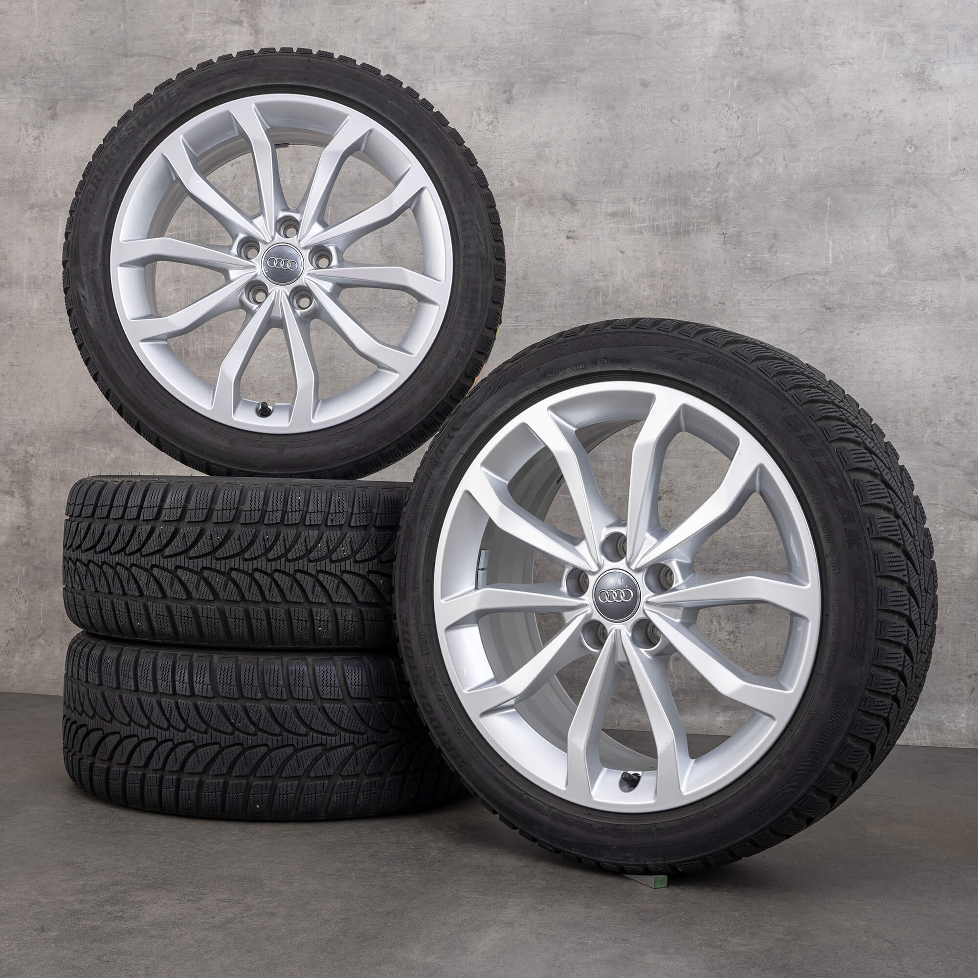 Audi 18 inch rims A4 S4 B9 8W winter tires wheels 8W0601025ED 7 mm
