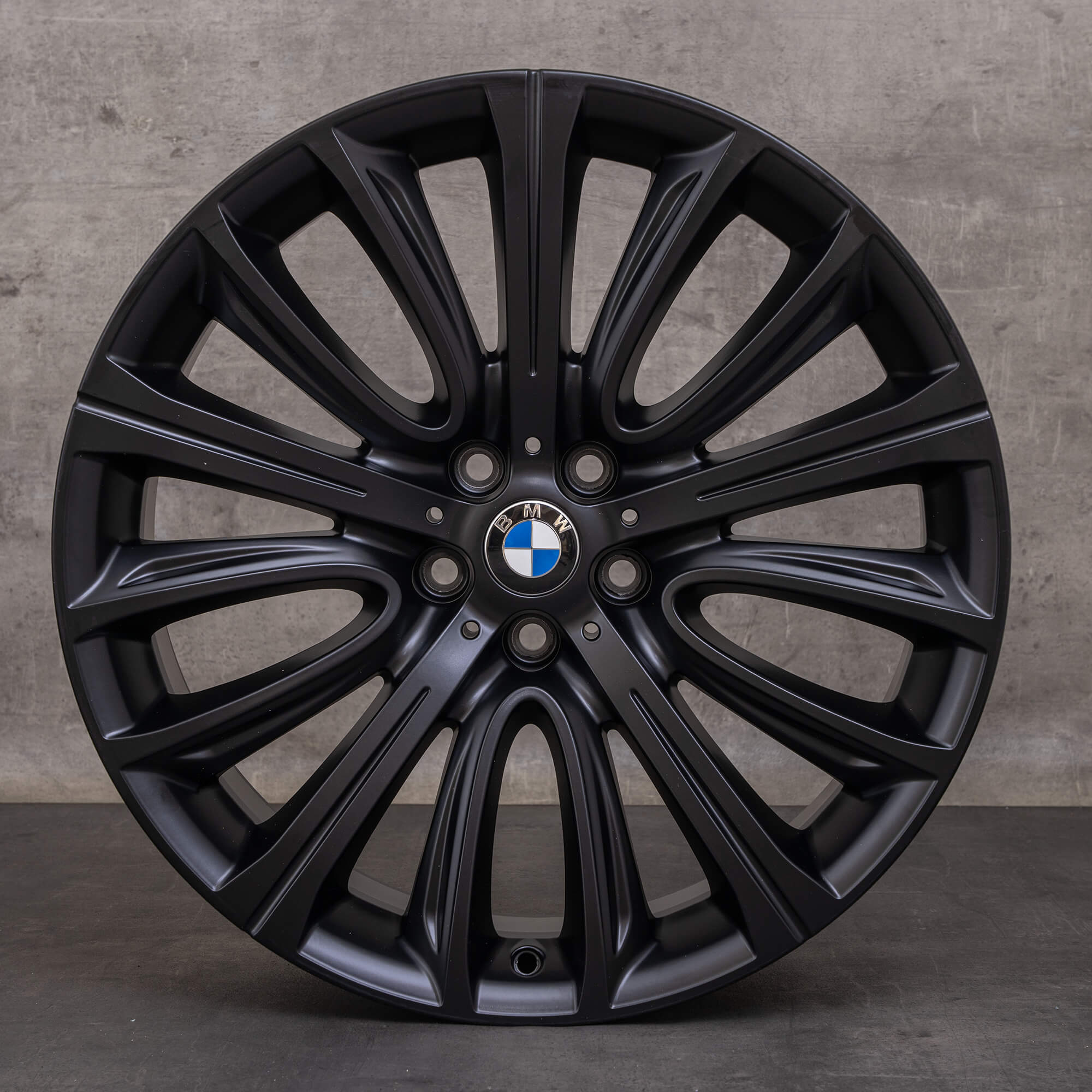 Jantes originais BMW Série 7 6 de 20 polegadas G11 G12 G32 GT Gran Turismo Styling 628 6863110 6863111 preto mate
