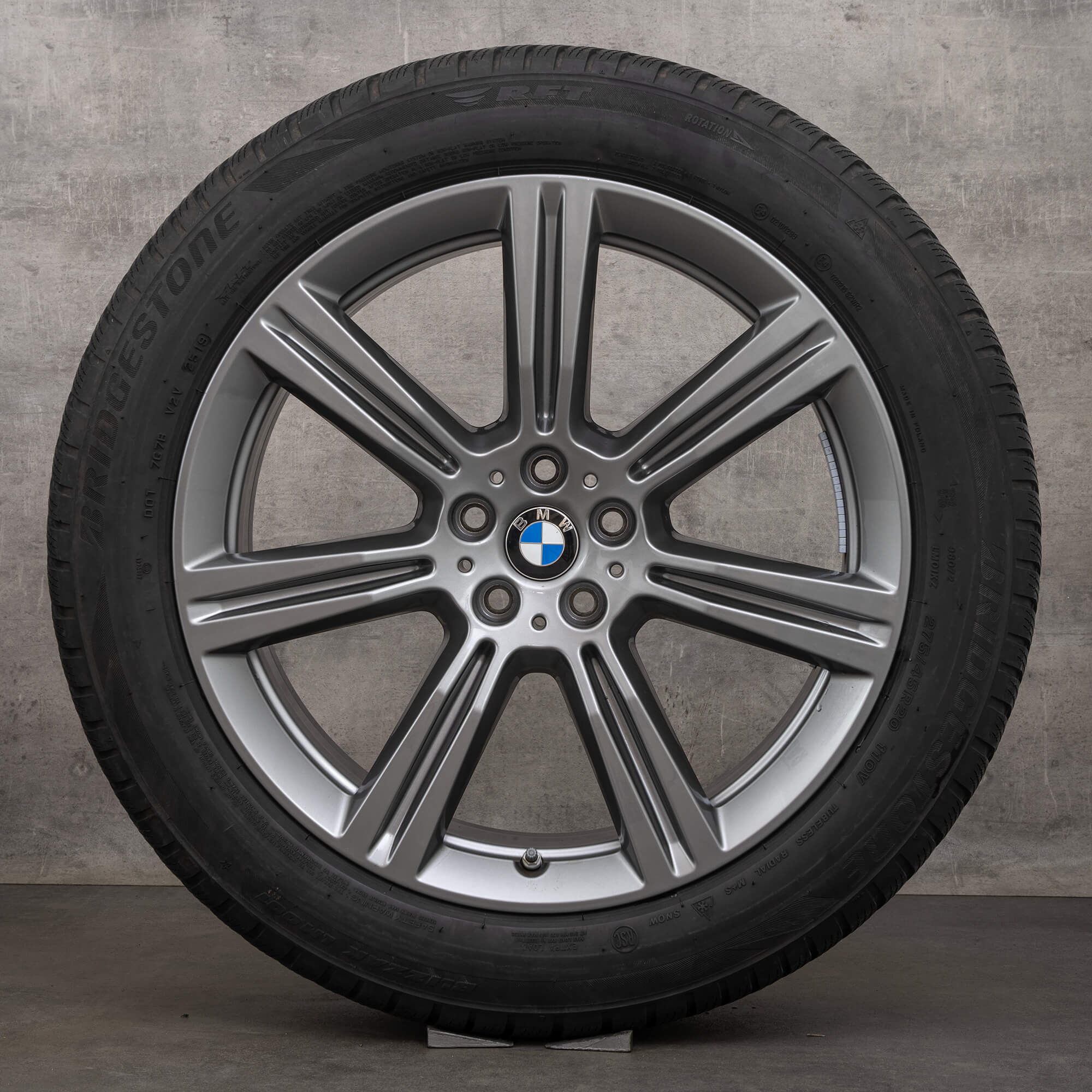BMW X5 G05 X6 G06 Winterkompletträder Winterreifen 20 Zoll Felgen 