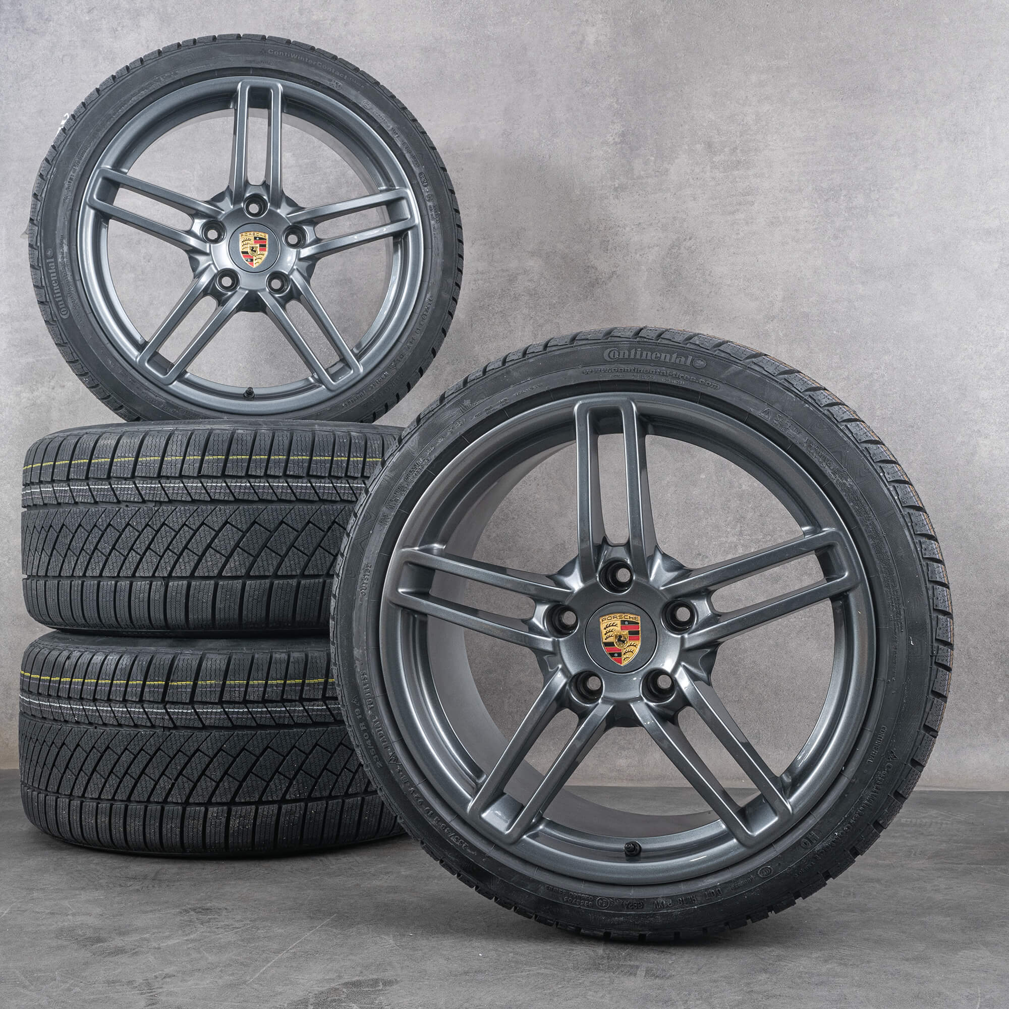 Originele Porsche 19 inch Carrera 991.1 C4 4S velgen winterwielen winterbanden nieuw