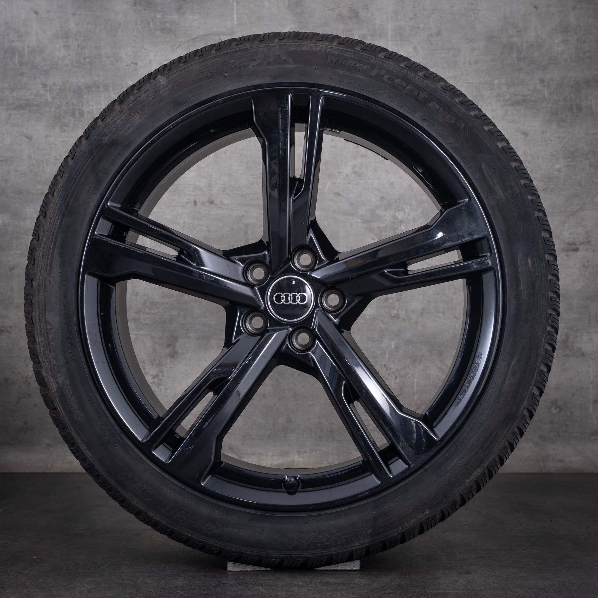 Original Audi A8 S8 Winterräder 20 Zoll 4N D5 Felgen 4N0071490 Ramus schwarz glanz