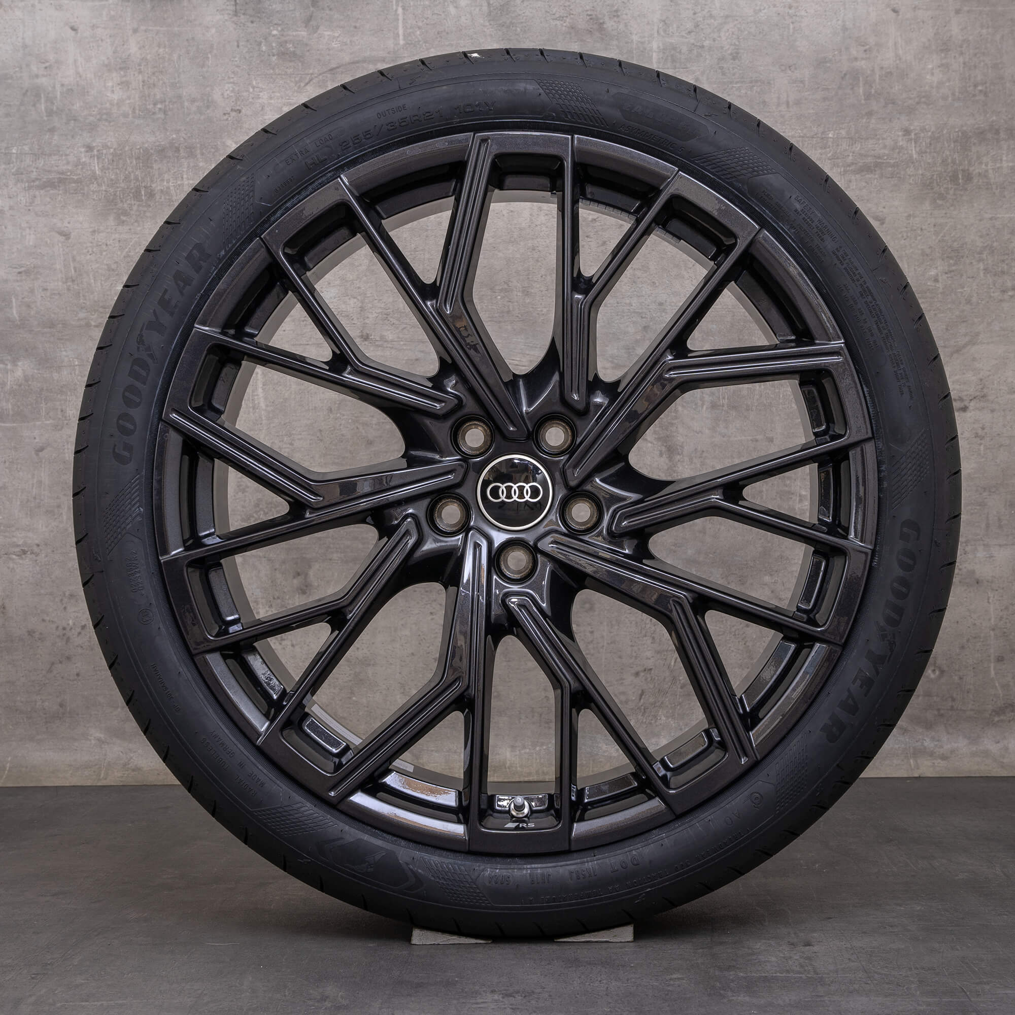 Jantes Genuínas Audi A6 S6 21 polegadas 4K 4P C8 C9 jantes de verão 4P0601025R titânio brilho NOVO