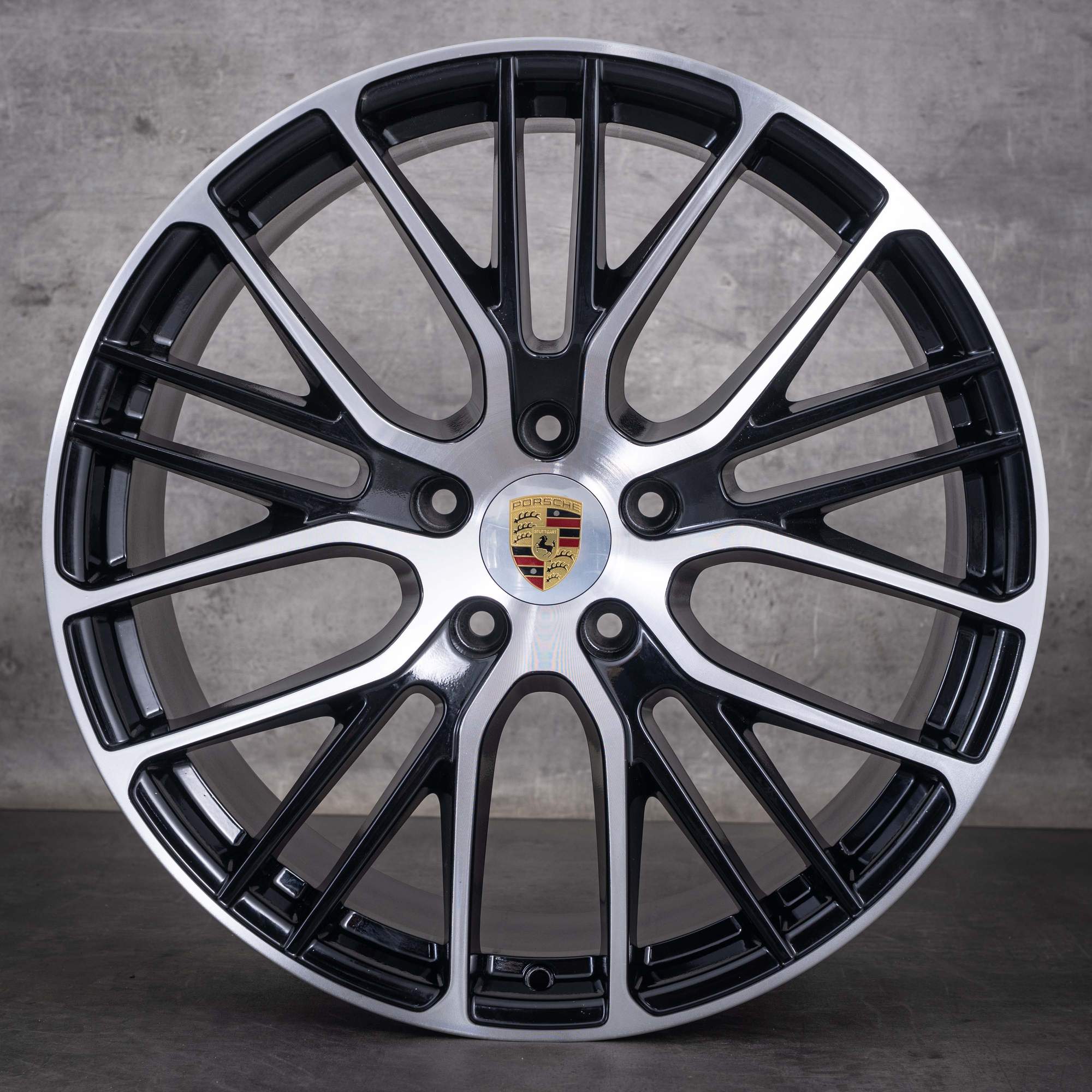 Alkuperäiset Porsche Panamera -vanteet 21 tuumaa 971 4 4S Turbo 971601025AP 971601025CA Exclusive GTS musta diamond cut