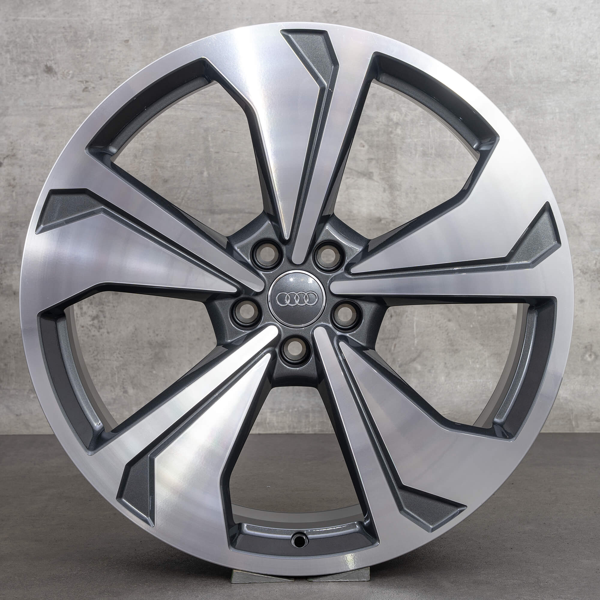 Original Audi A7 S7 Felgen 21 Zoll 4K C8 Alufelgen 4K8601025AH anthrazit glanzgedreht NEU