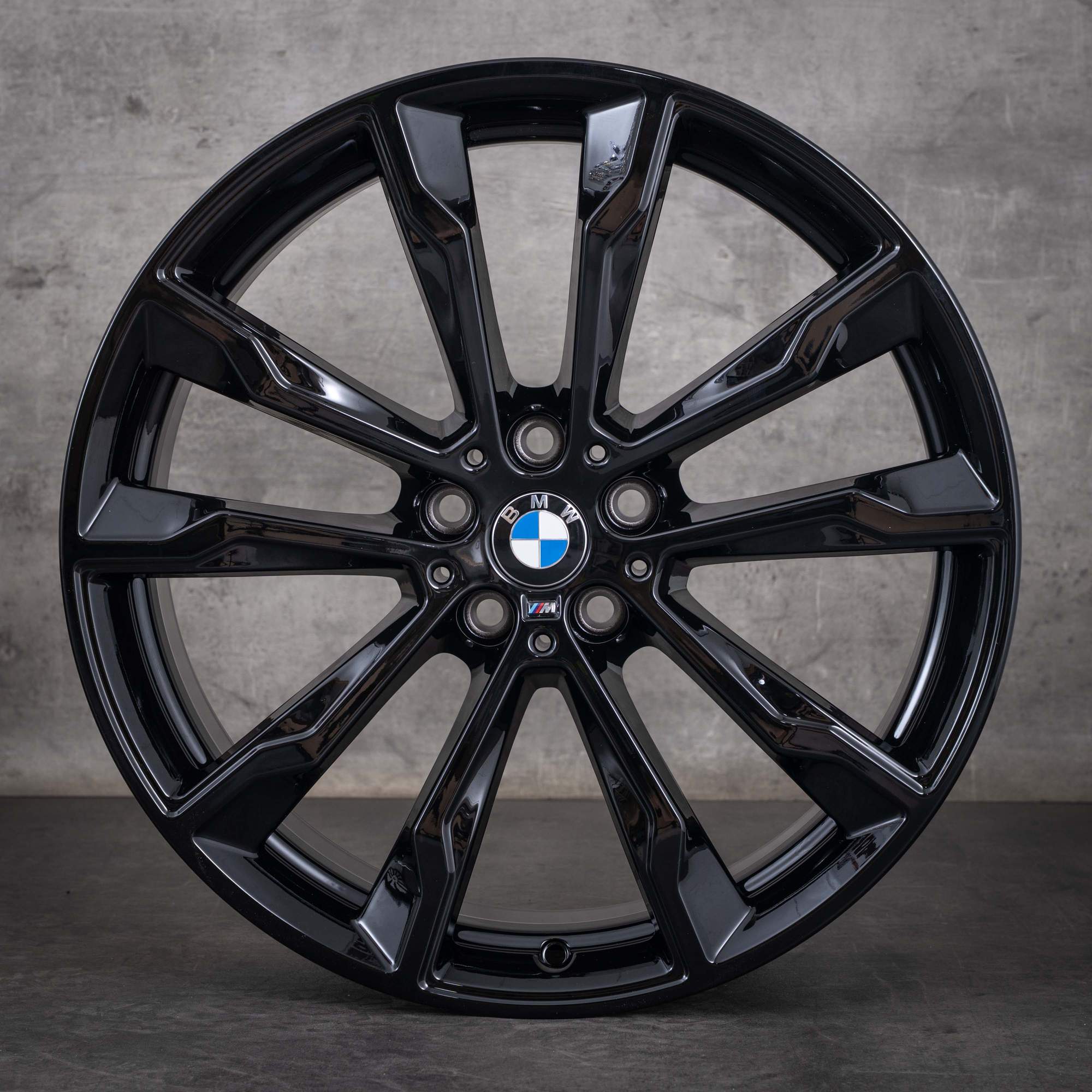 Oryginalne felgi BMW X3 X4 20 cali G01 G02 Styling 699 M 8010268 8010269 czarne błyszczące