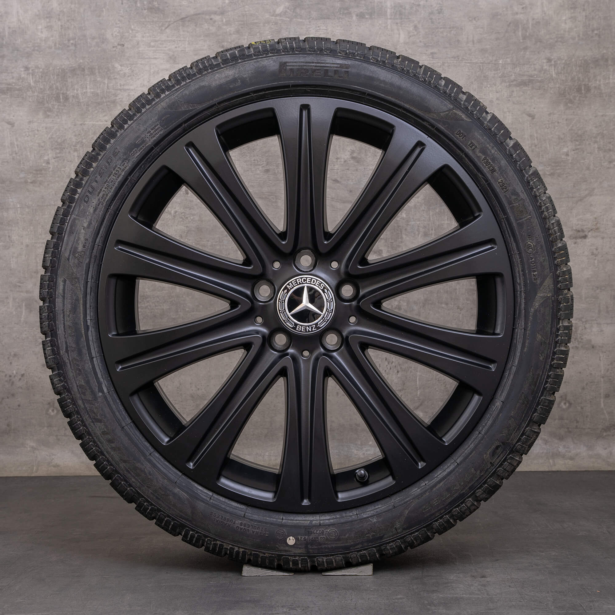 Orijinal Mercedes Benz E-Serisi kış jantları 19 inç W213 S213 C238 A238 jantlar A2134010500 siyah mat