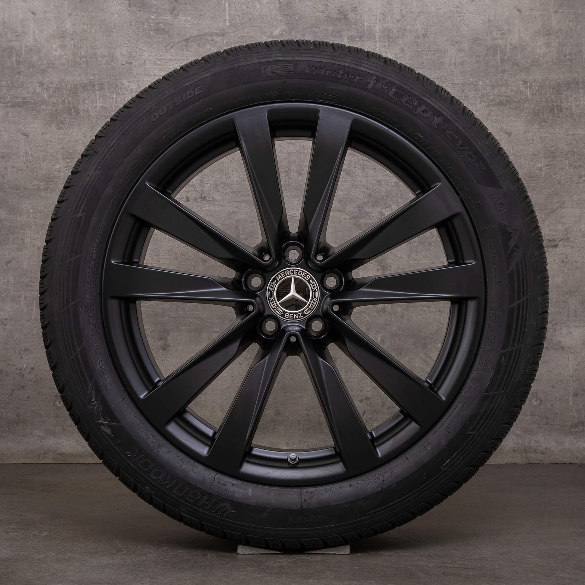 Originele Mercedes S-klasse winterwielen 19 inch W223 V223 X223 velgen A2234013100 zwart mat