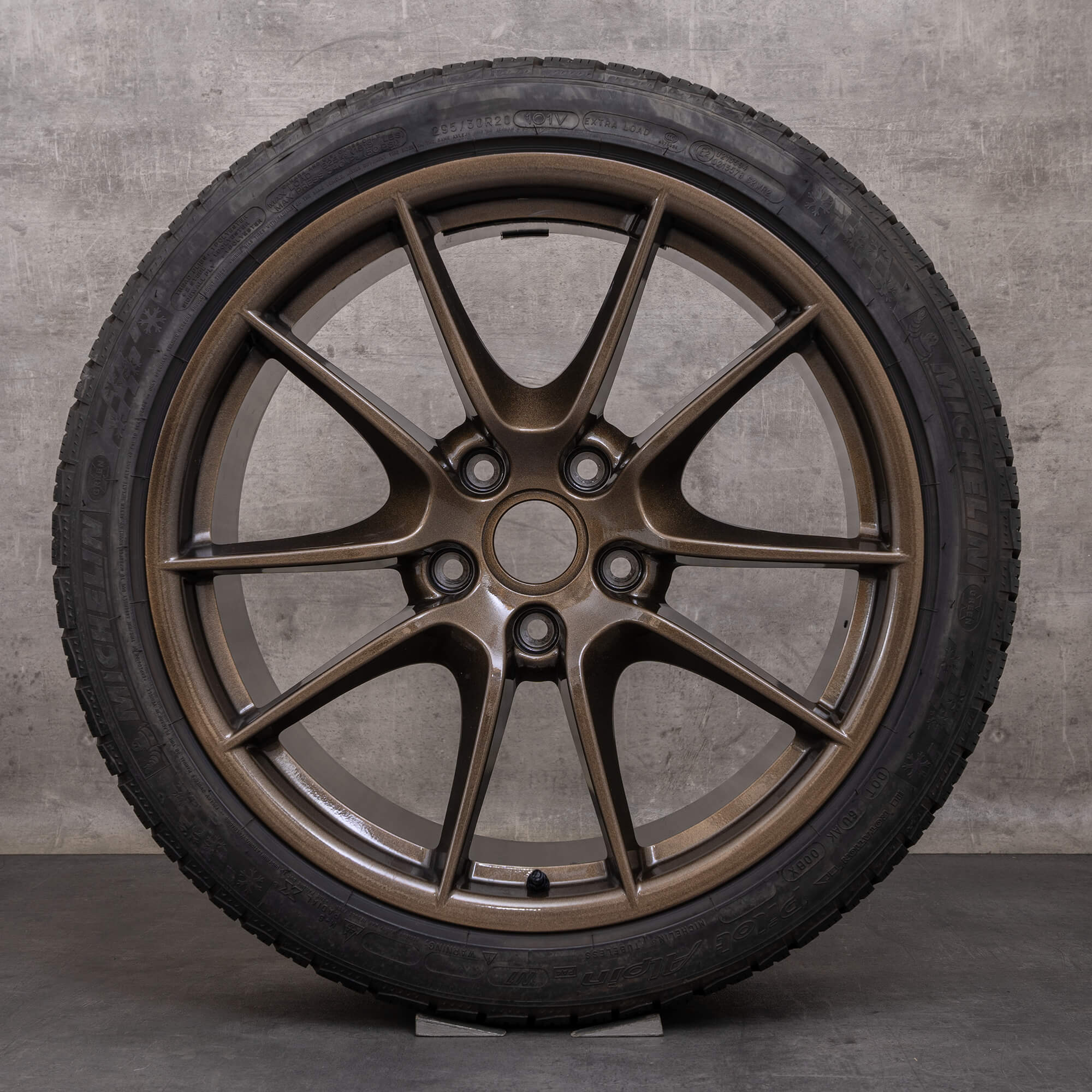 Originale Porsche 911 Winterrder 20 tommer Carrera 4 4S Targa GTS fælge 91136216104 91136216605 bronze