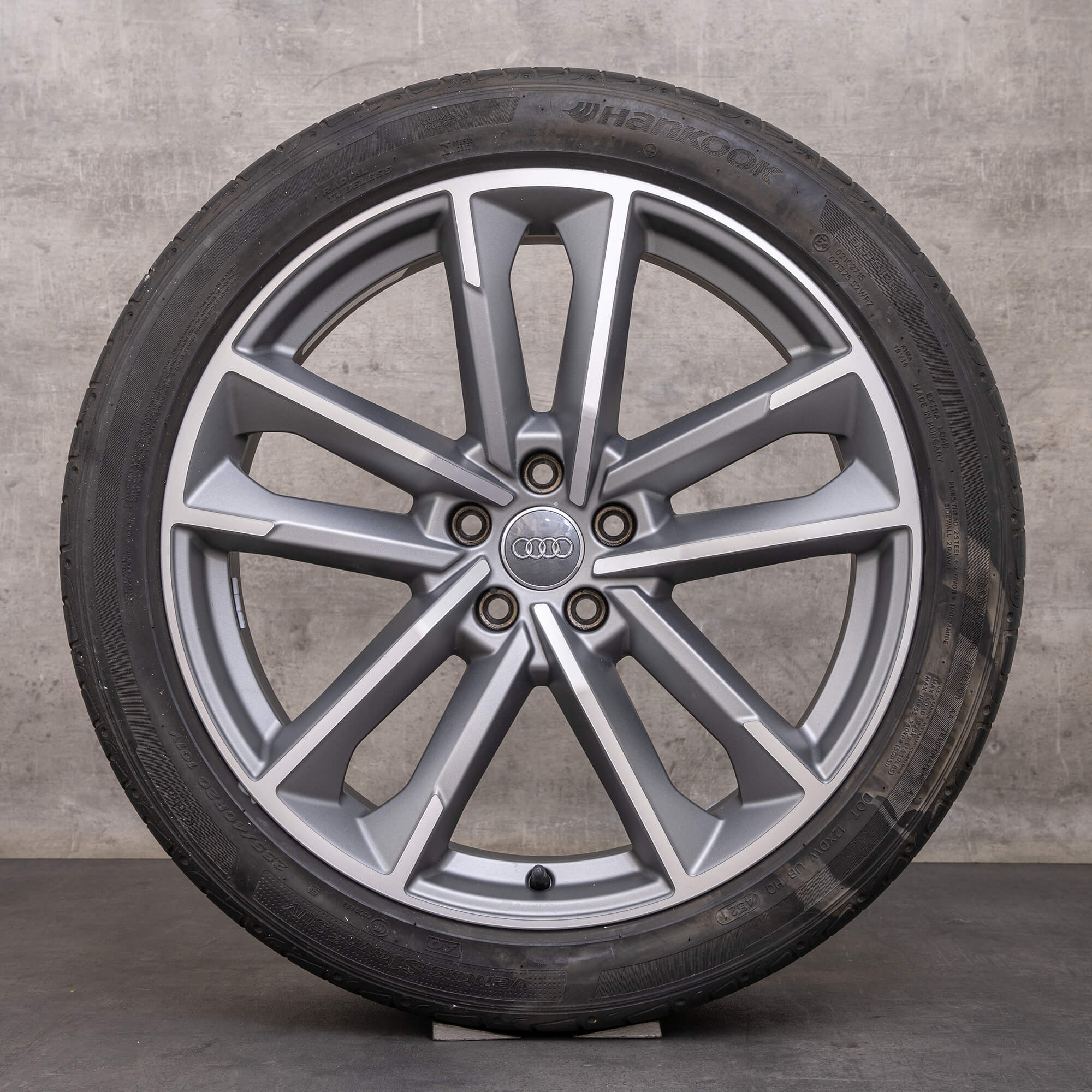 OEM Audi A7 S7 rims 20 inch 4K C8 summer wheels 4K8601025M anthracite matt high gloss
