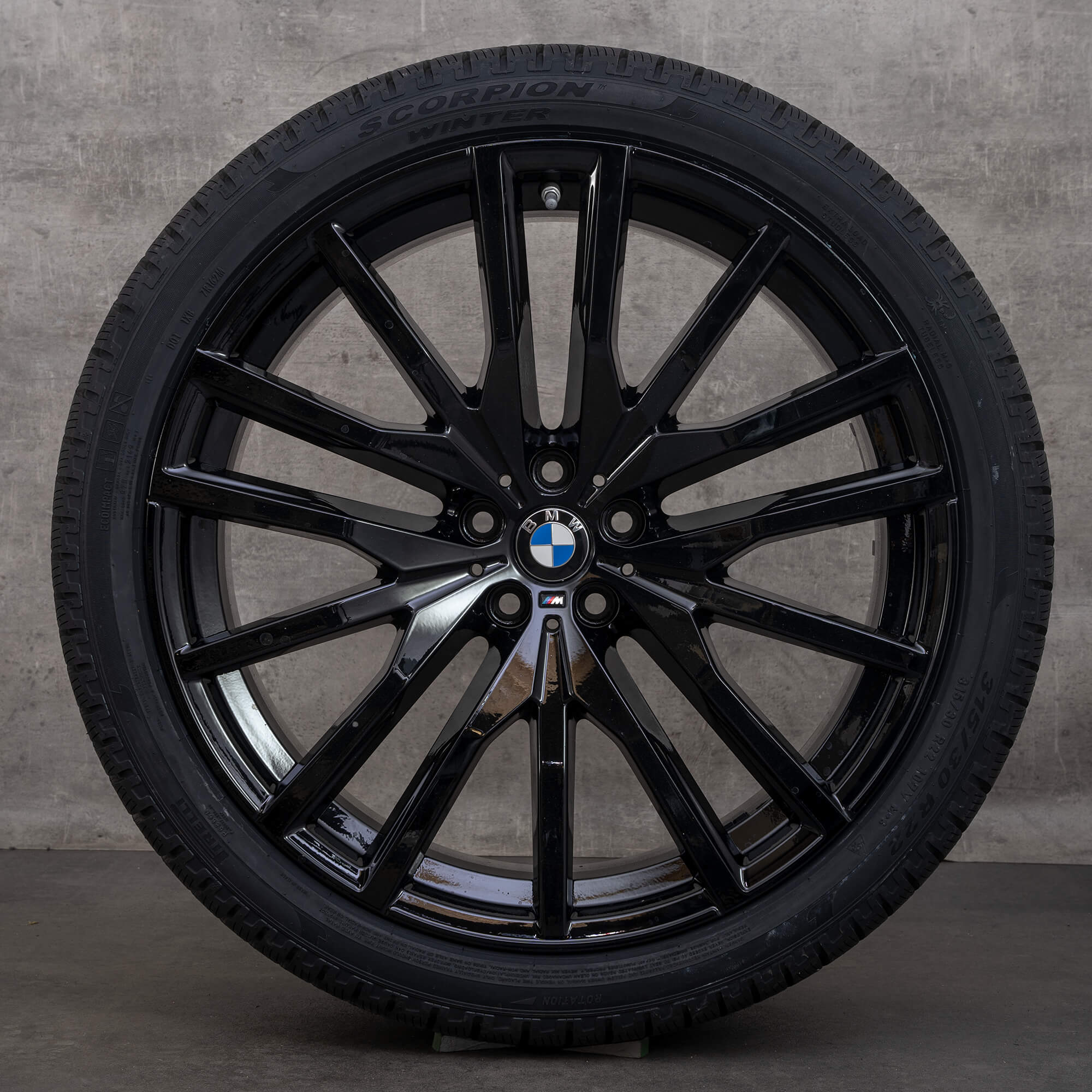 BMW 22 pouces X5 G05 X6 G06 Styling M742 pneus d'hiver roues 9882610 9882611