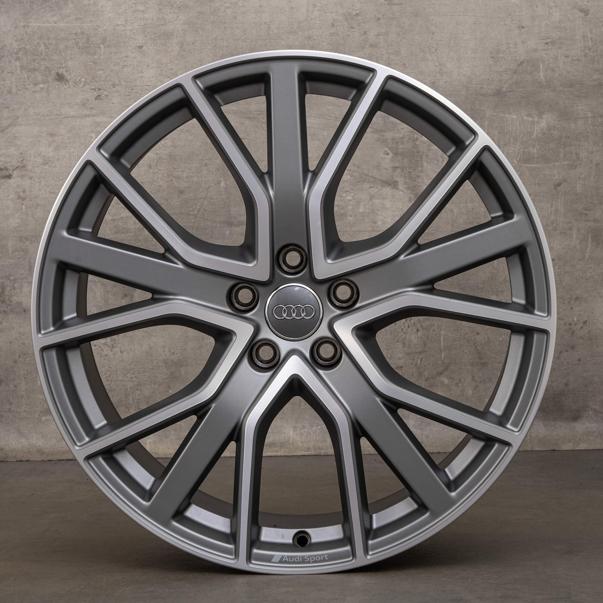 Jantes d'origine Audi A6 S6 4K C8 20 pouces 4K0601025AB noir mat 8,5x20 ET43
