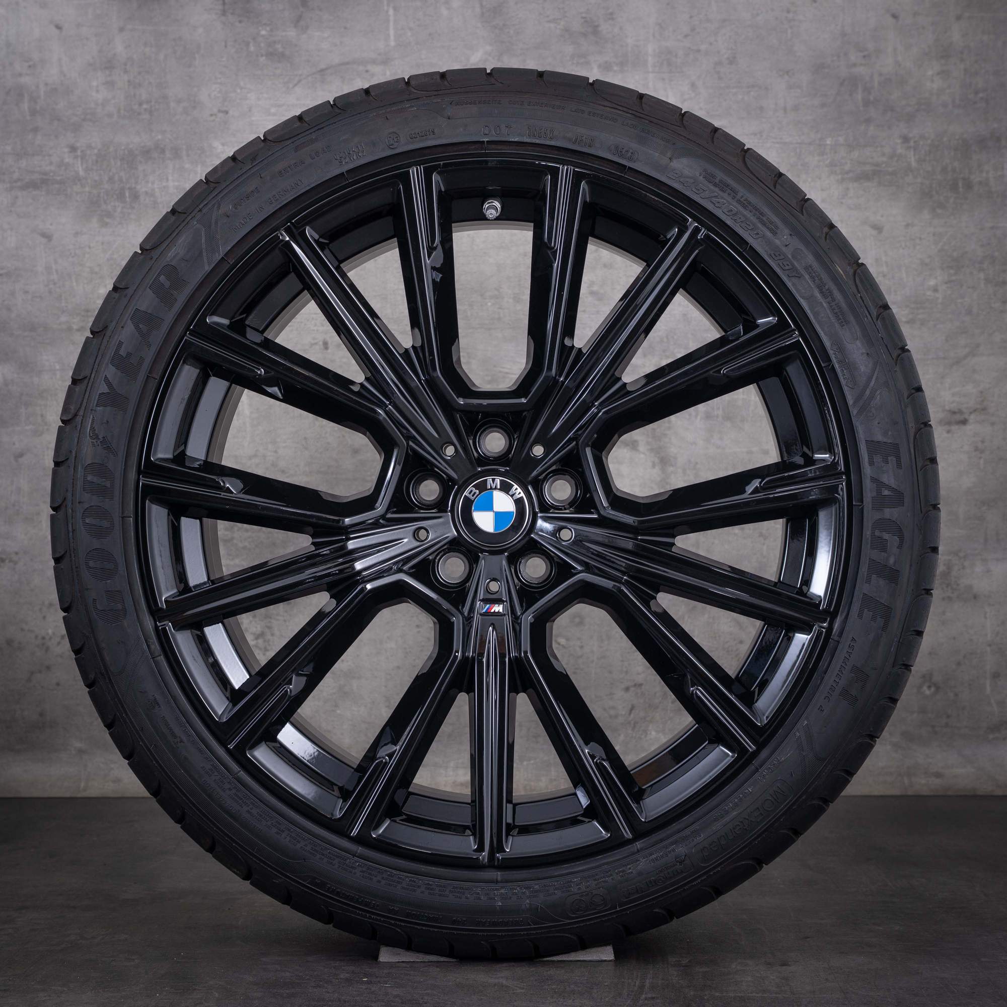 OEM BMW 6 Series 7 Series winter wheels 20inch G32 GT Gran Turismo G11 G12 rims Styling 817 M 8745914 8745915 gloss black