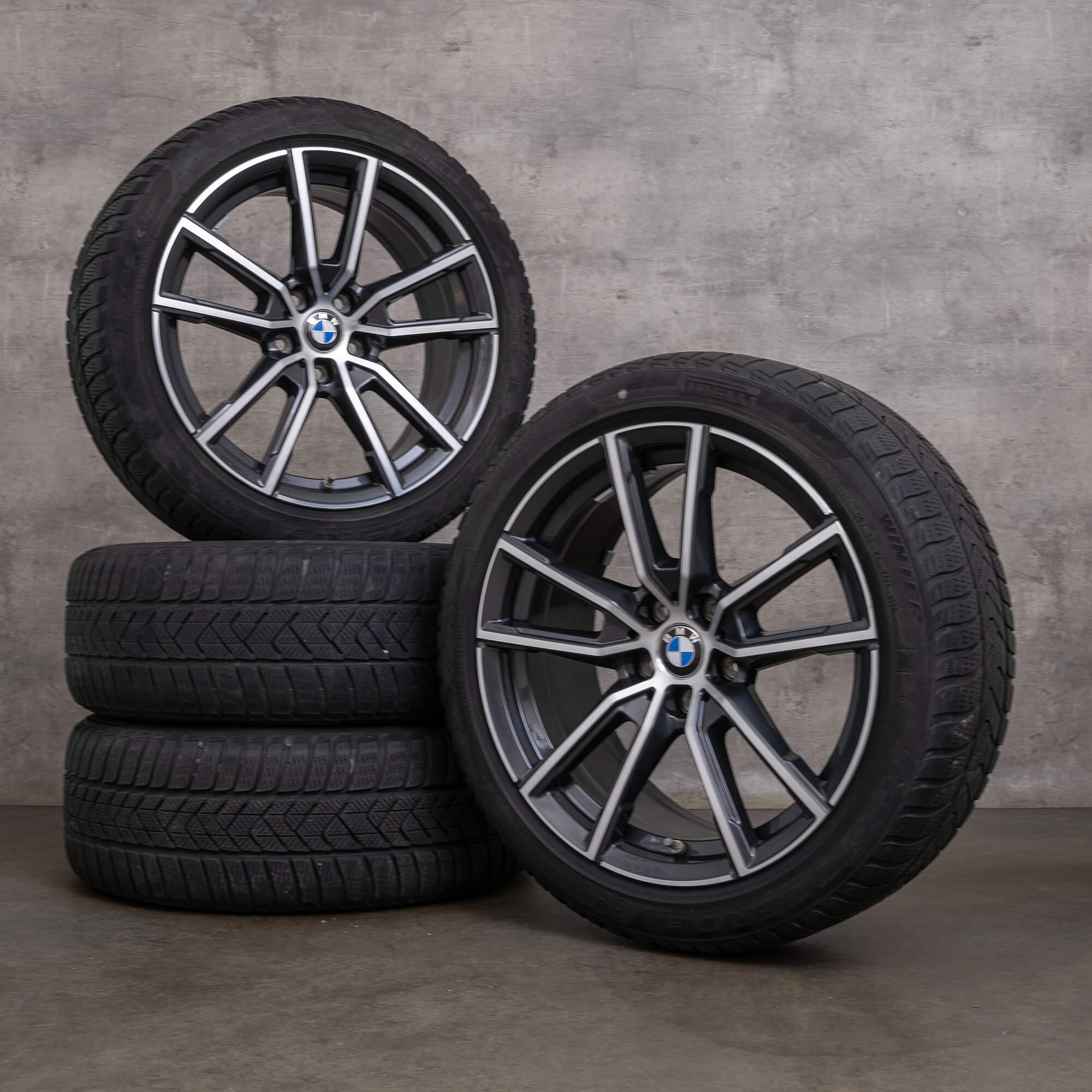 Original BMW 2er 3er 4er Winterkompletträder 18 Zoll G42 G20 G21 G22 ...