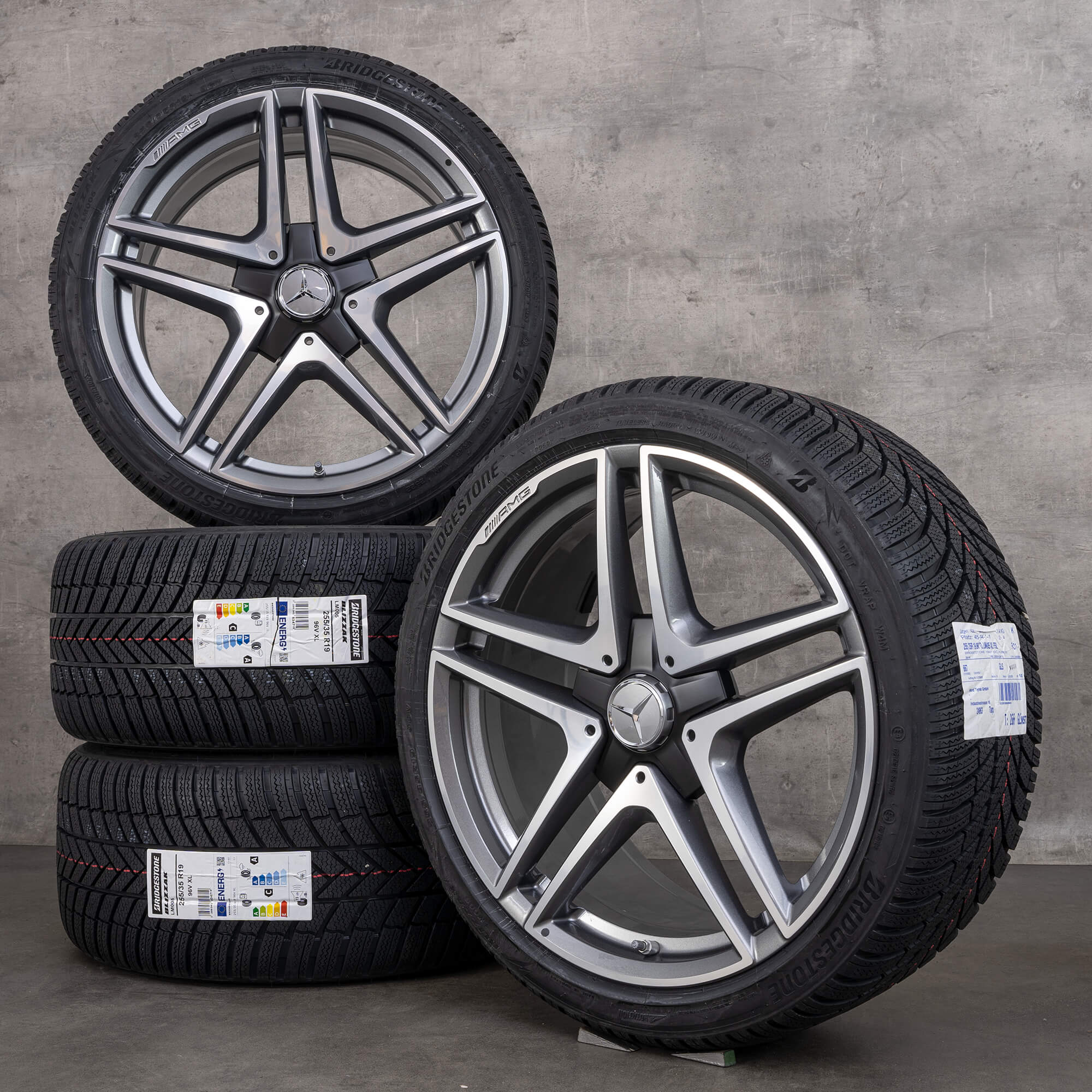 Amg Rims 19 AMG 19 inch rims E-Class E63 W212 S212 alloy winter wheels tires NEW